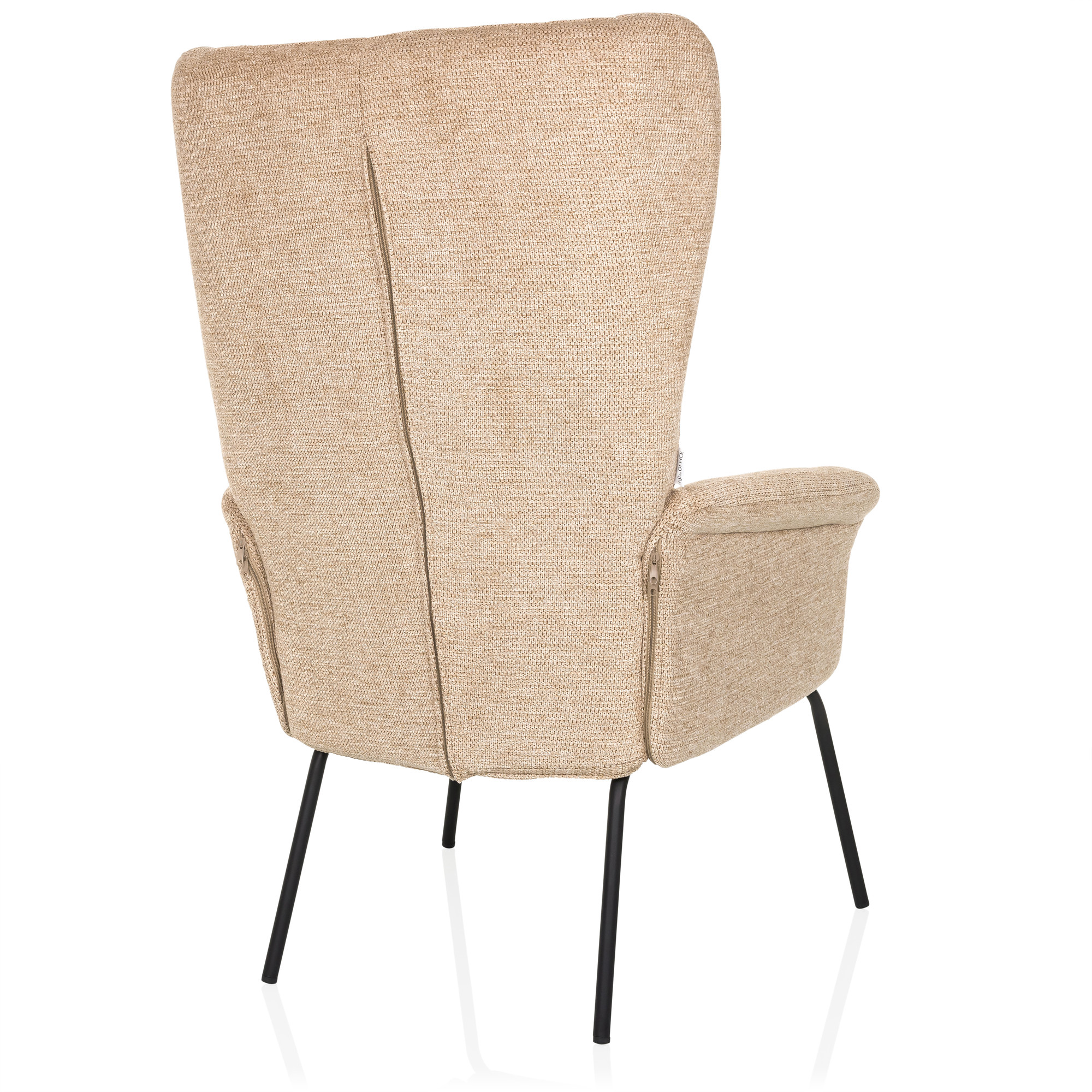 HAVENIO Sessel Stoff Beige