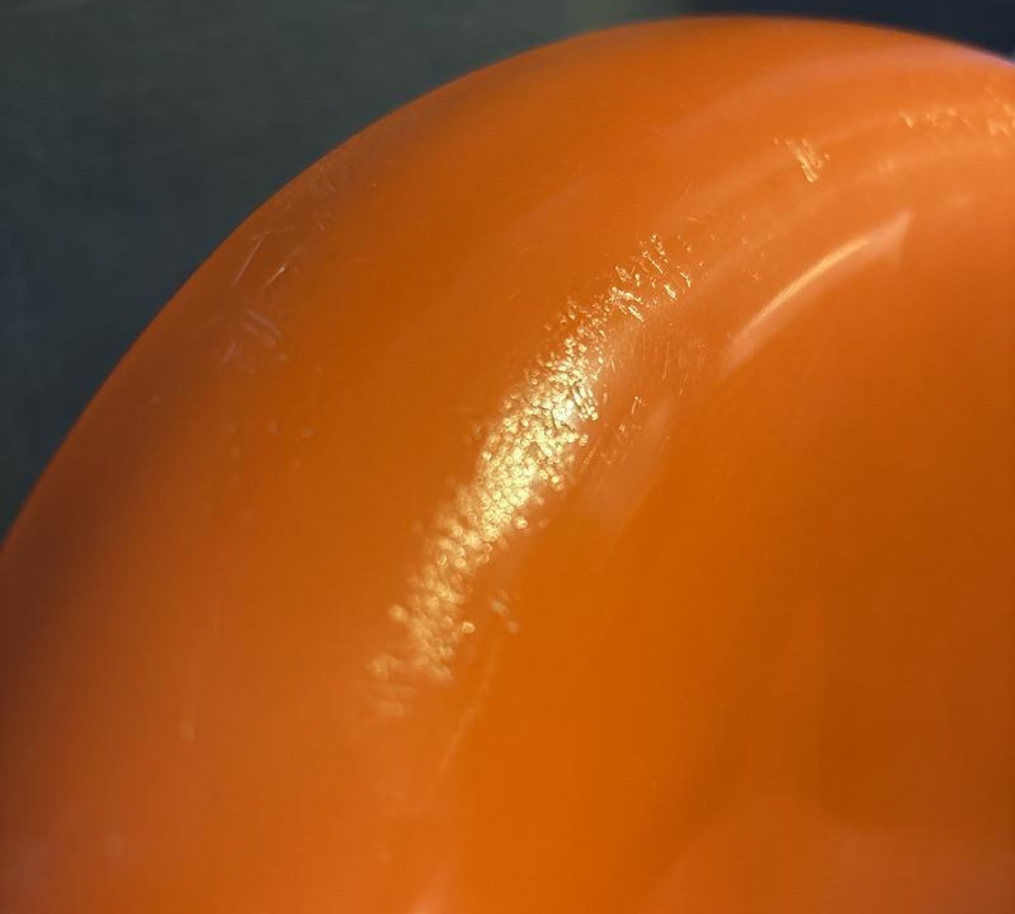 2x Vintage Panton Chair Orange 1970er Jahre