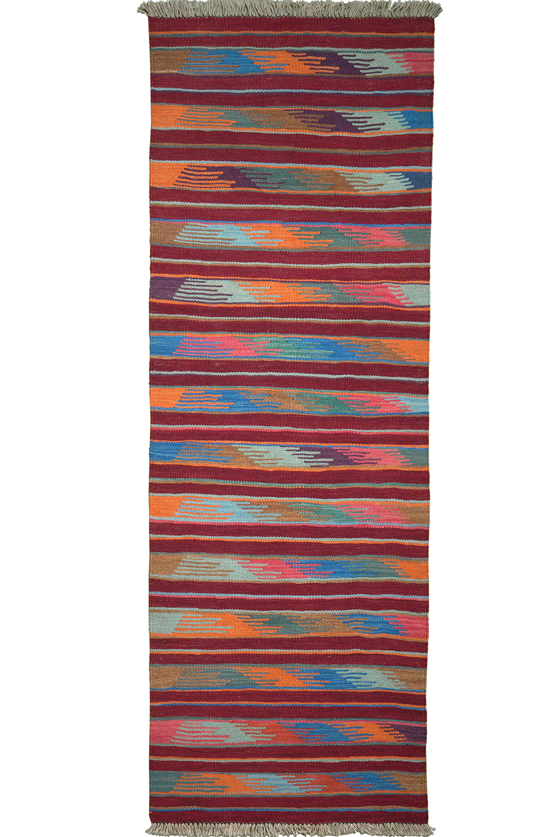 Kelim Gashgai Carpet Wool Multicolored