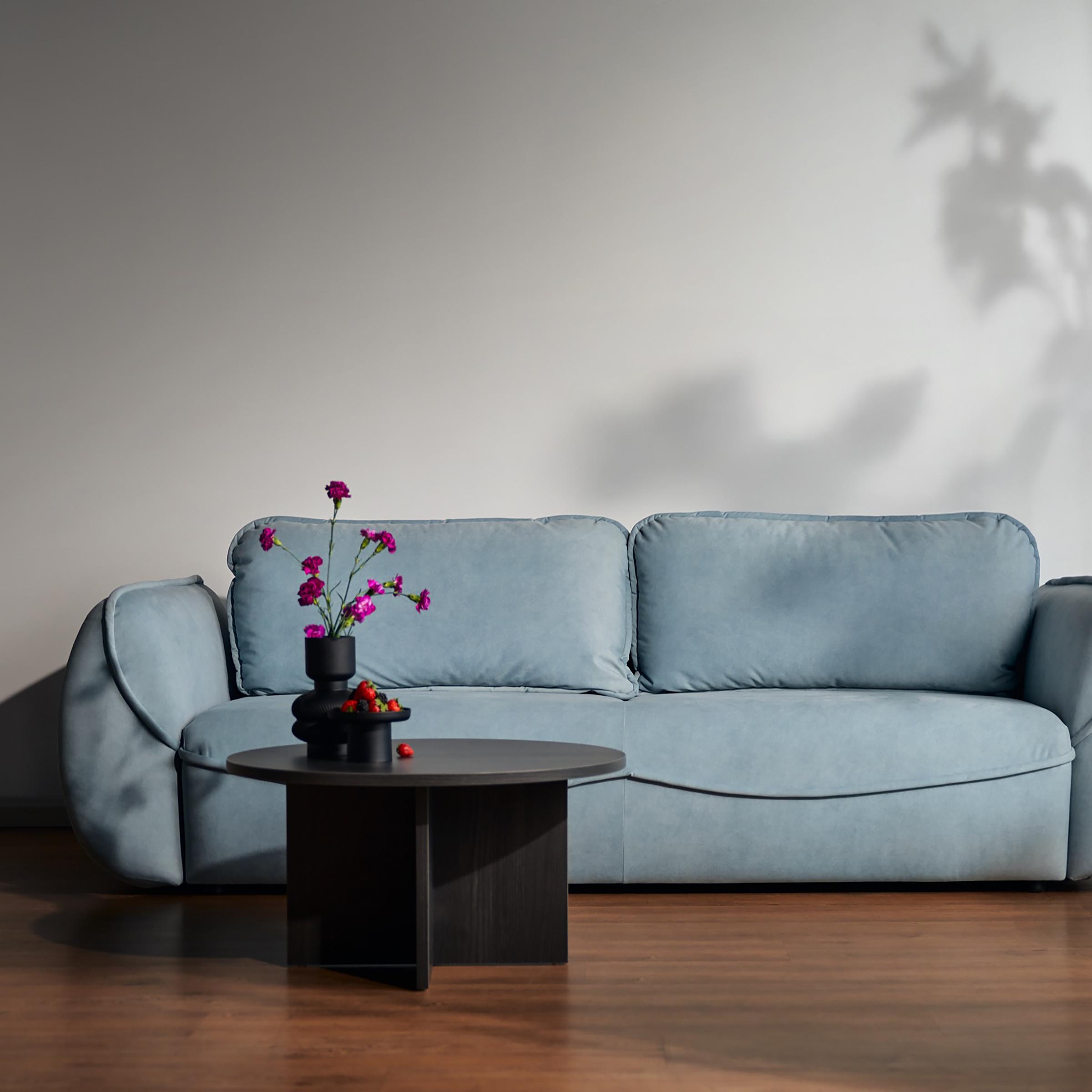 Couchtisch Ovo Eiche Schwarzbraun Dekor