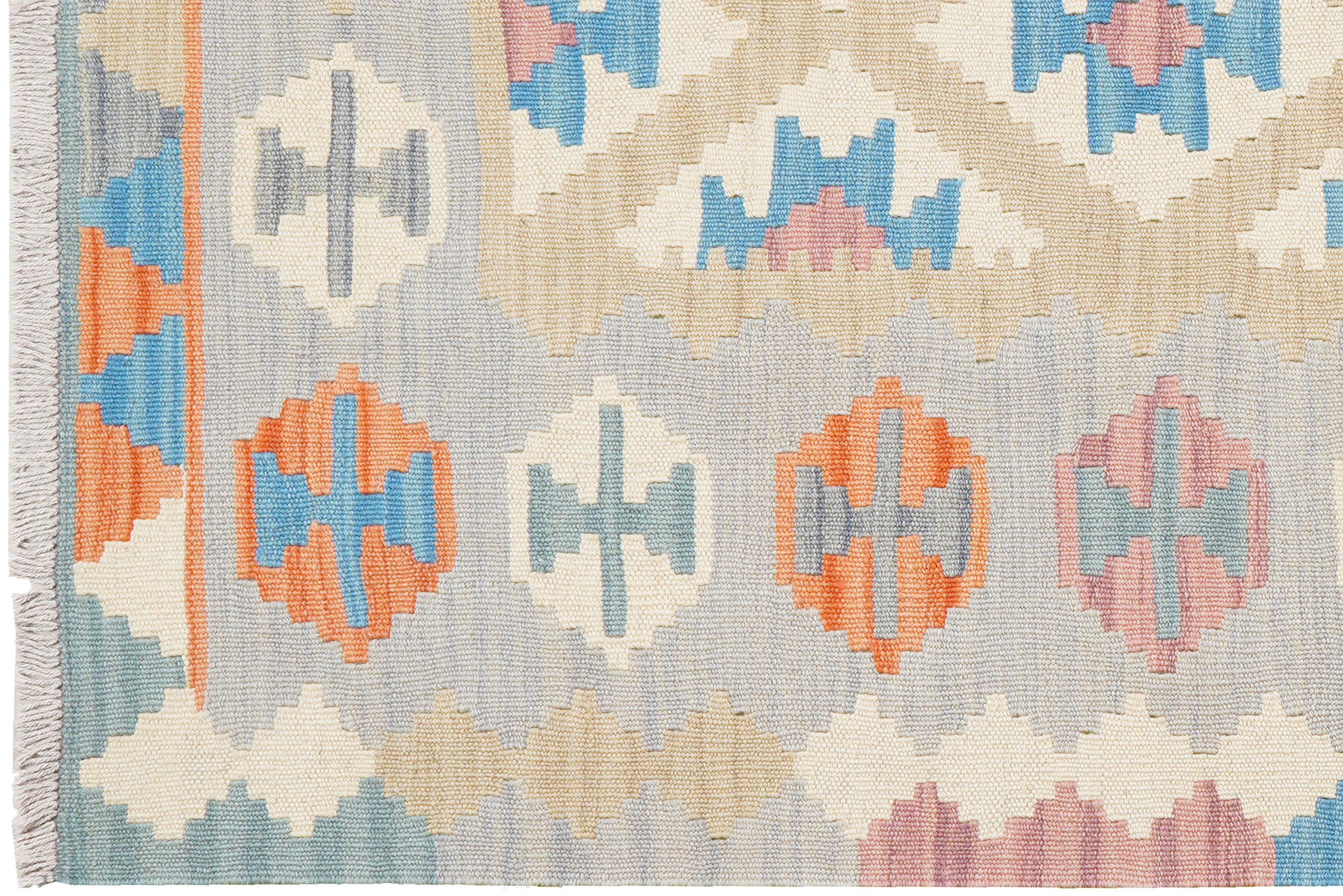 Tappeto Kilim Gashgai Lana Beige