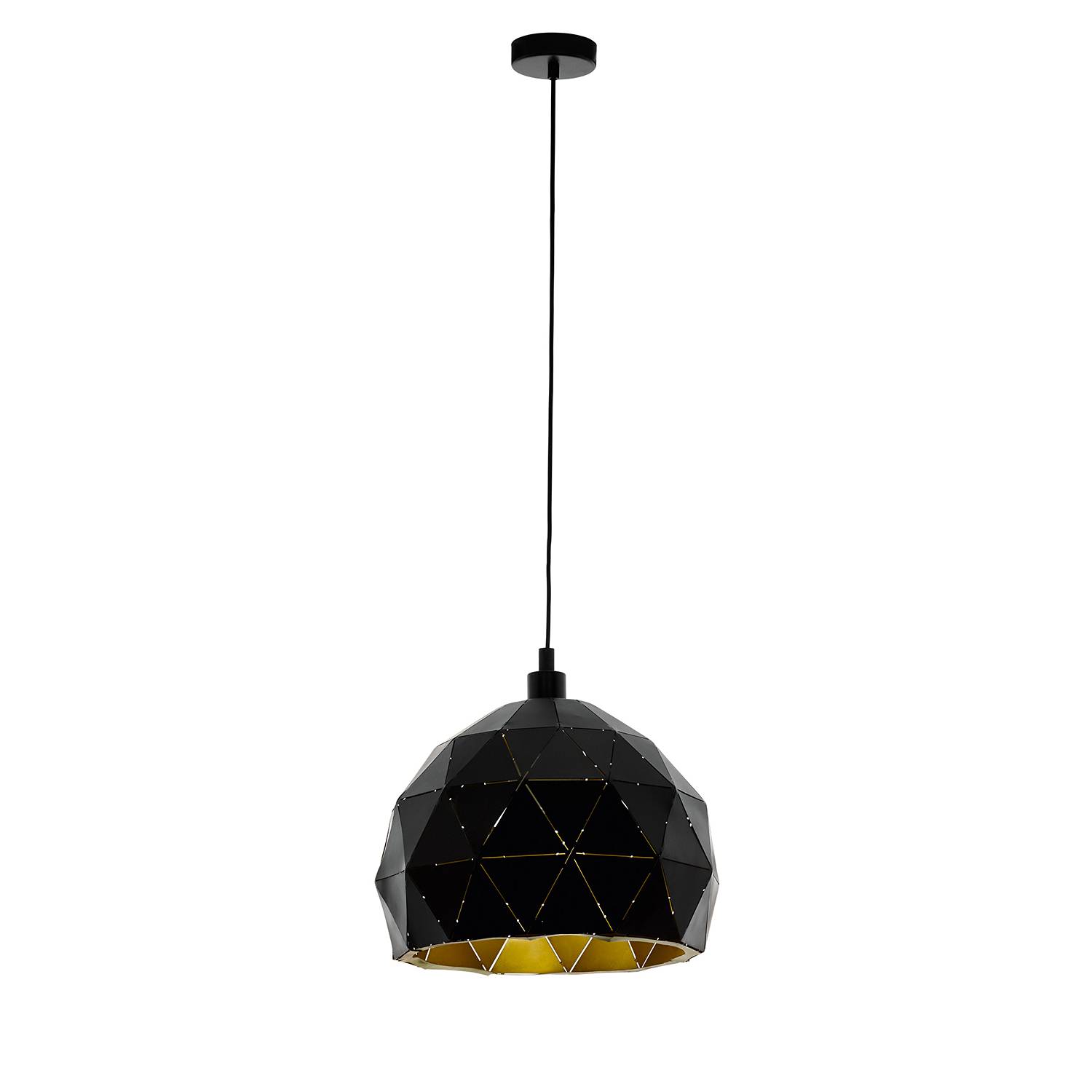 Pendant light Roccaforte I Steel Black