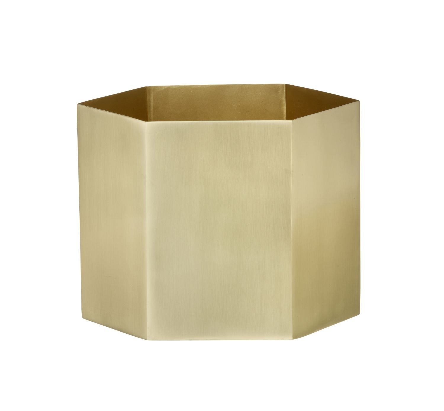 Hexagon Pot Gold