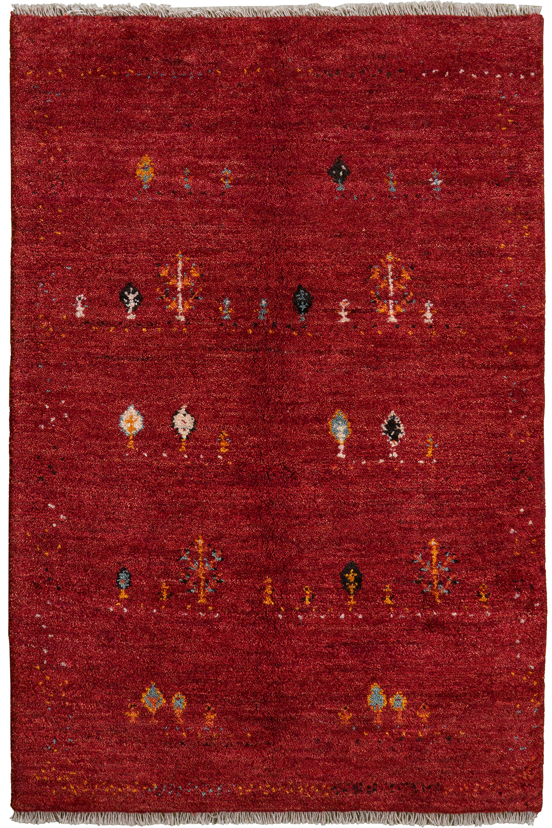 Tappeto Gabbeh Rizbaf Lana Multicolore