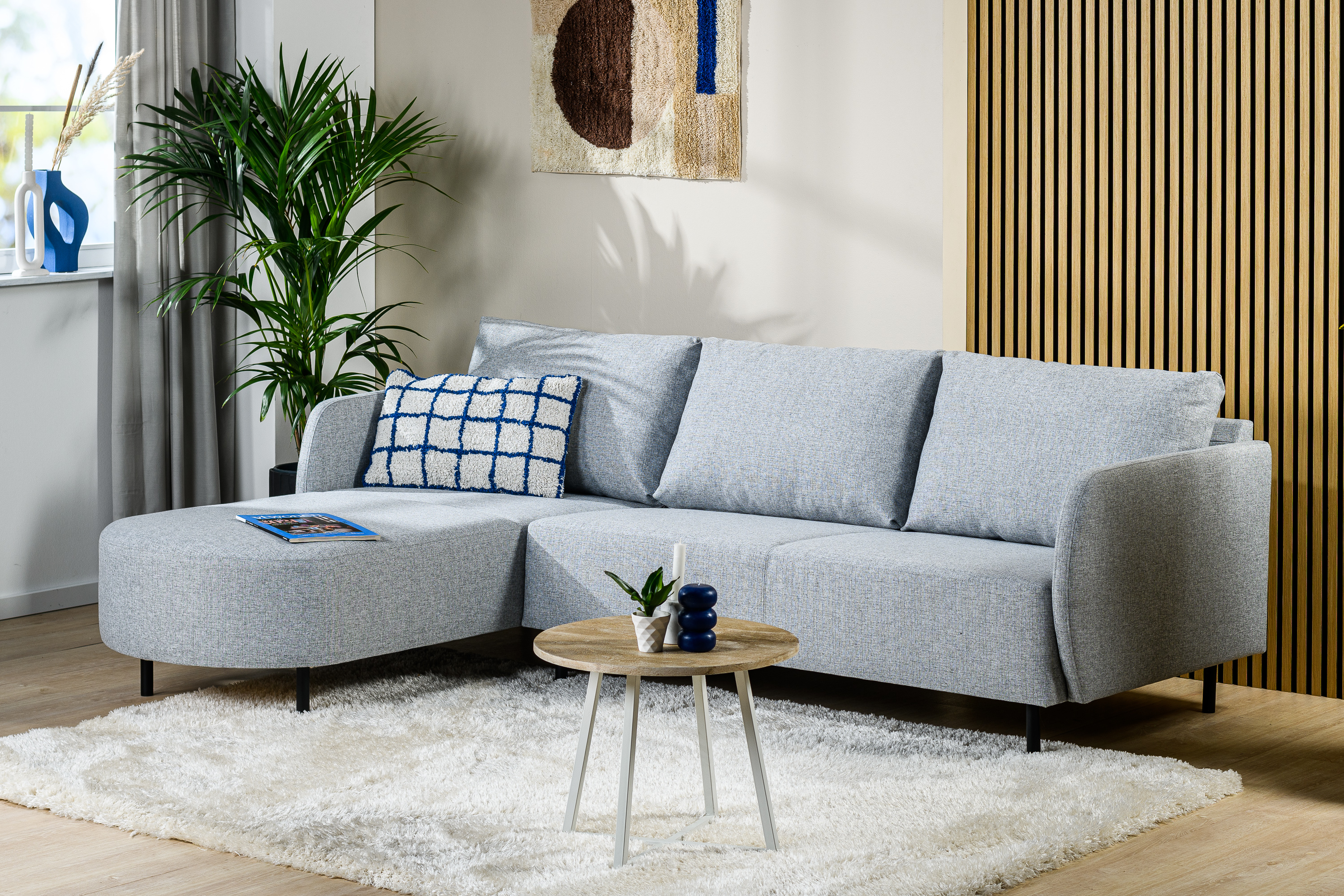 Sofa 3-Seater Chaise Longue Left Right Urban U311 Grey