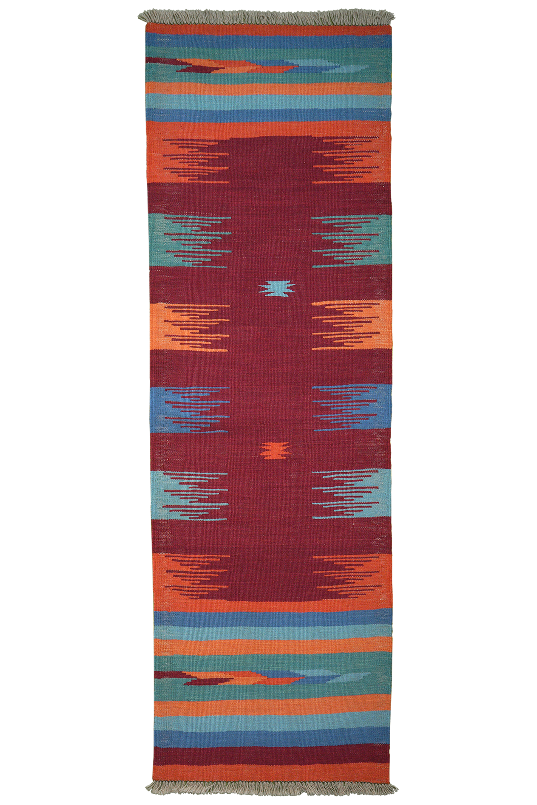 Kelim Gashgai Carpet Wool Multicolored