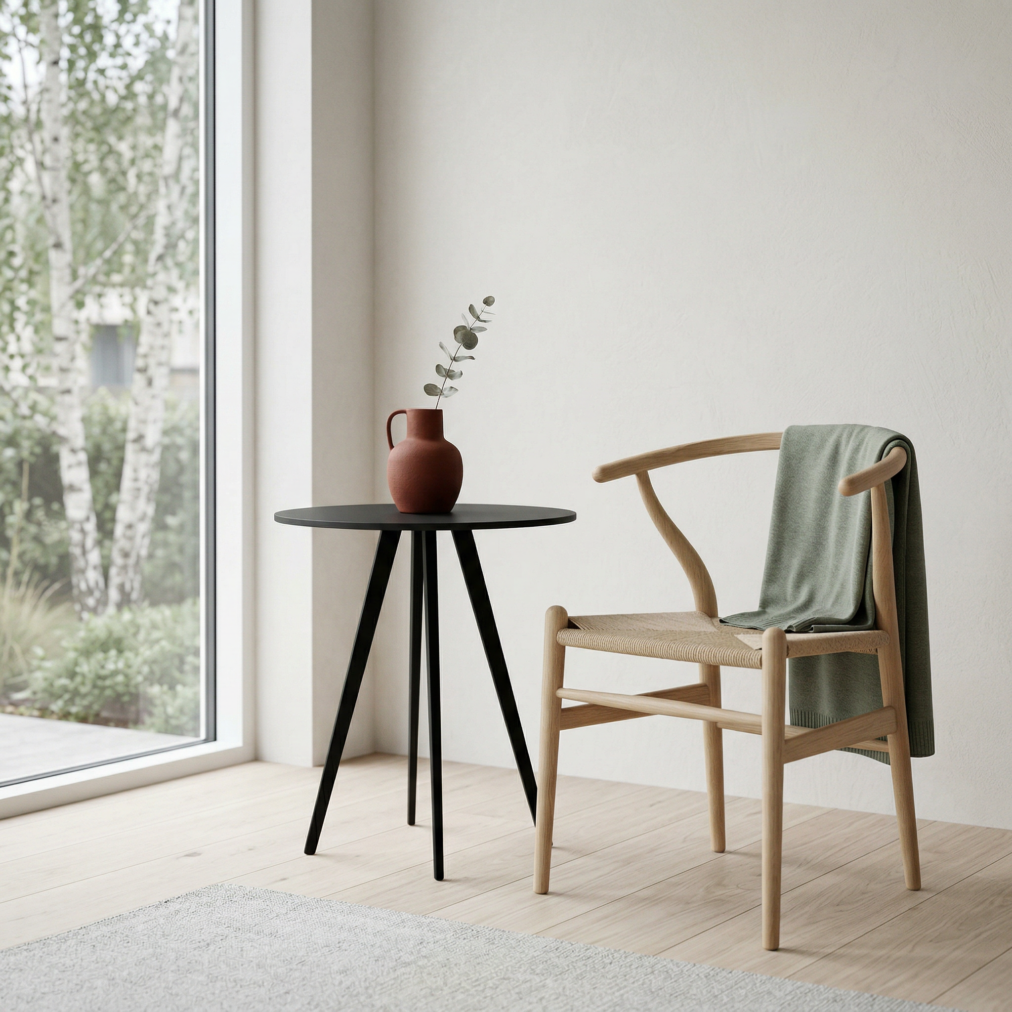 Buky Side Table Metal Black