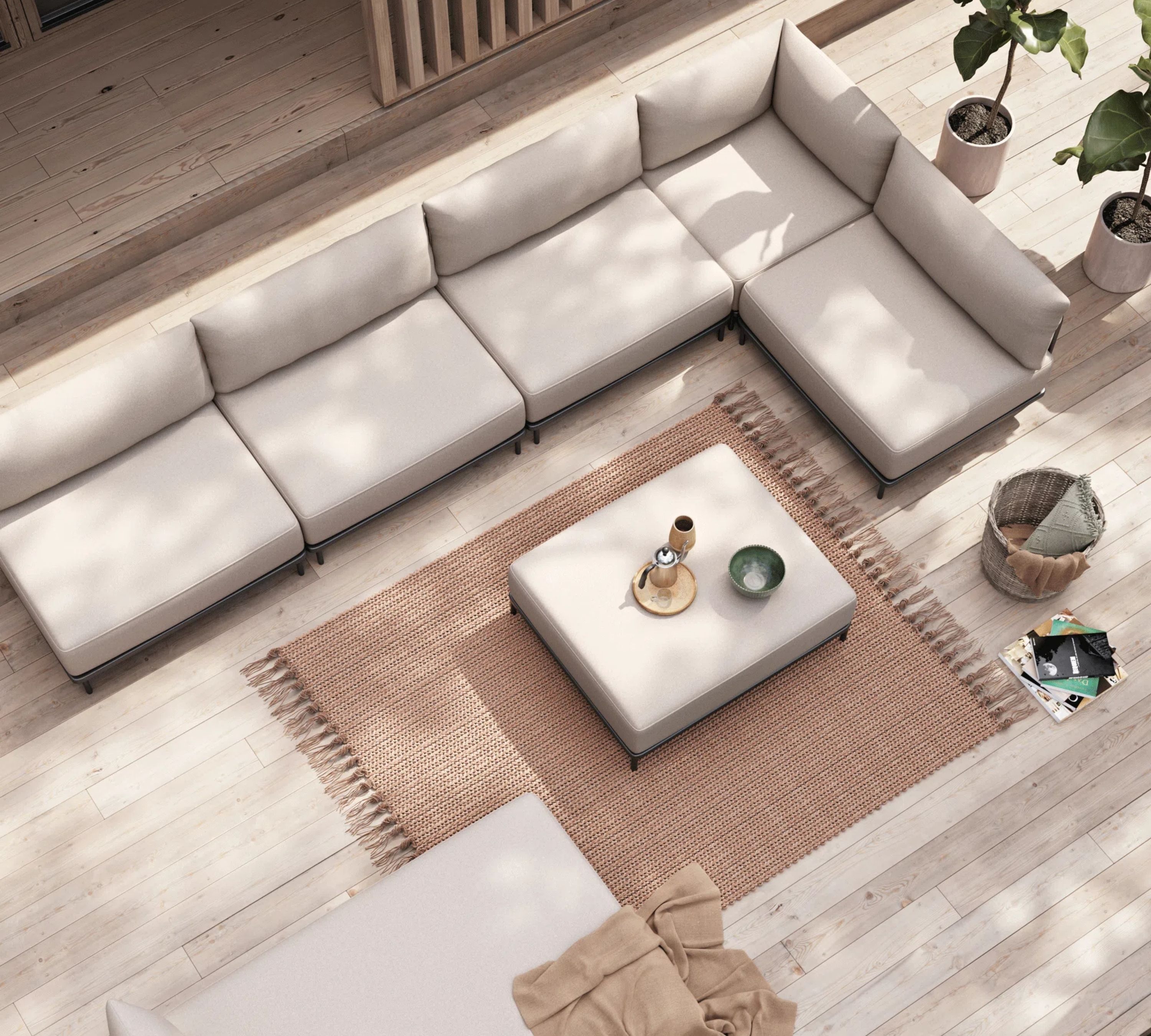 Vincent Outdoor 1-Sitzer Modul Martinique