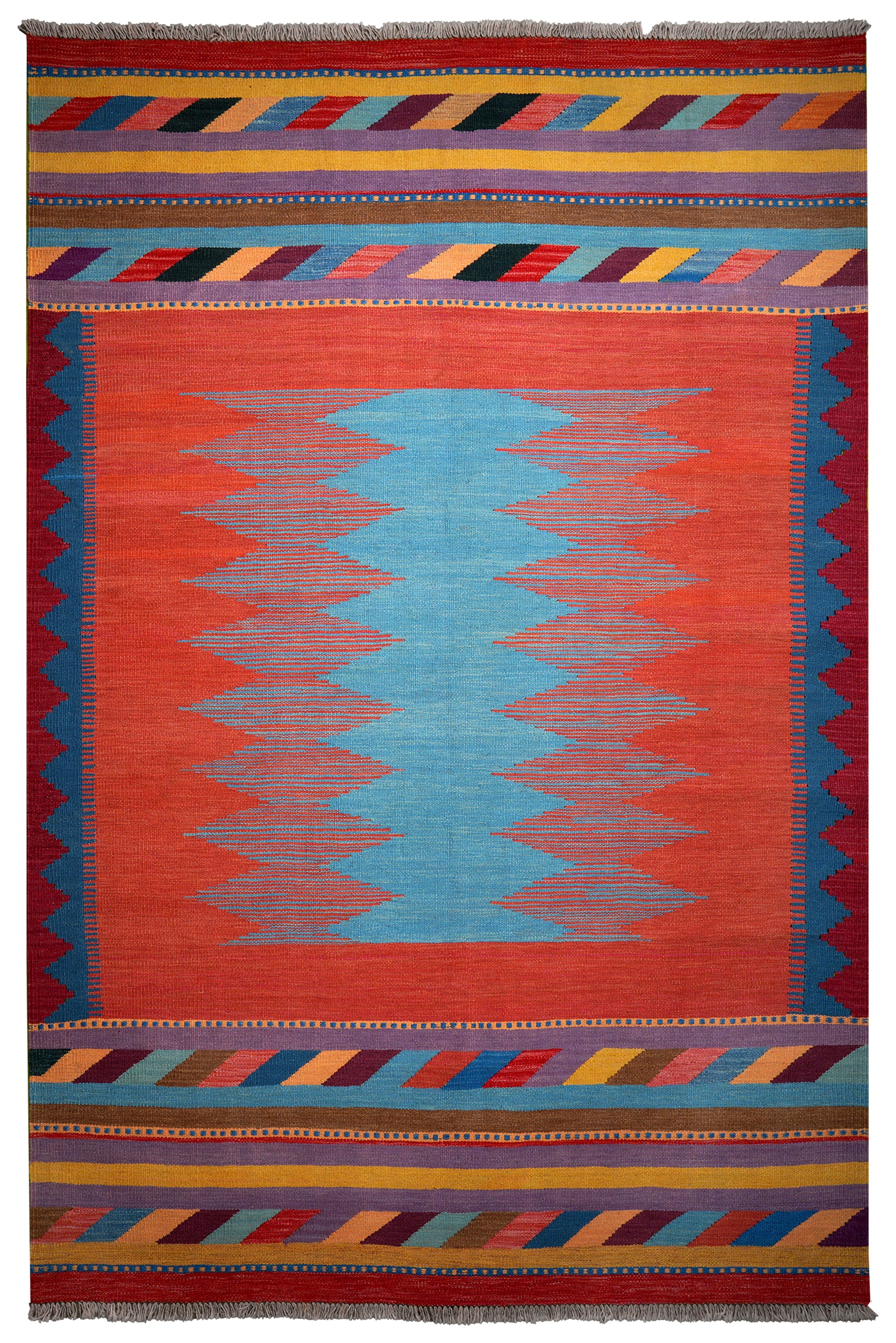 Kilim Gashgai Teppich Mehrfarbig