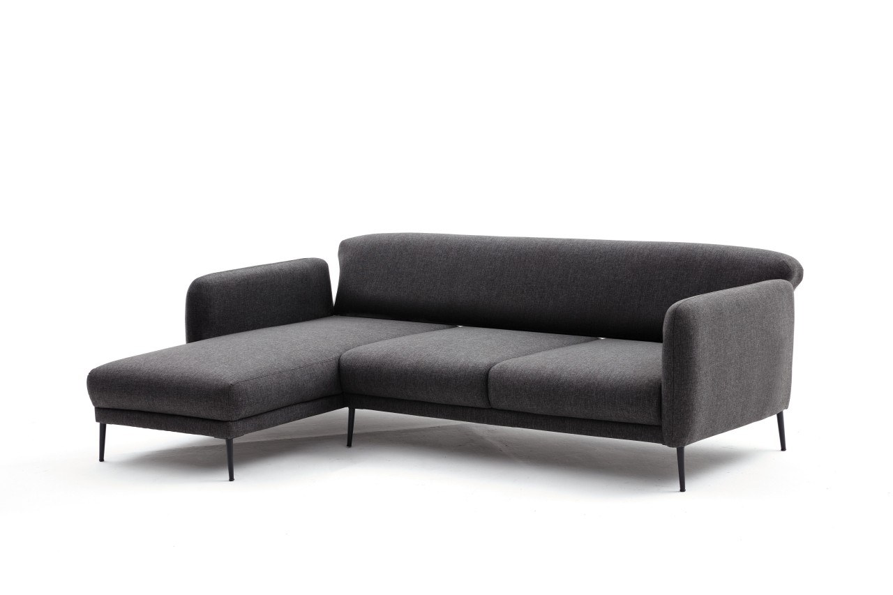 Venus Sofa Récamiere Links Anthrazit