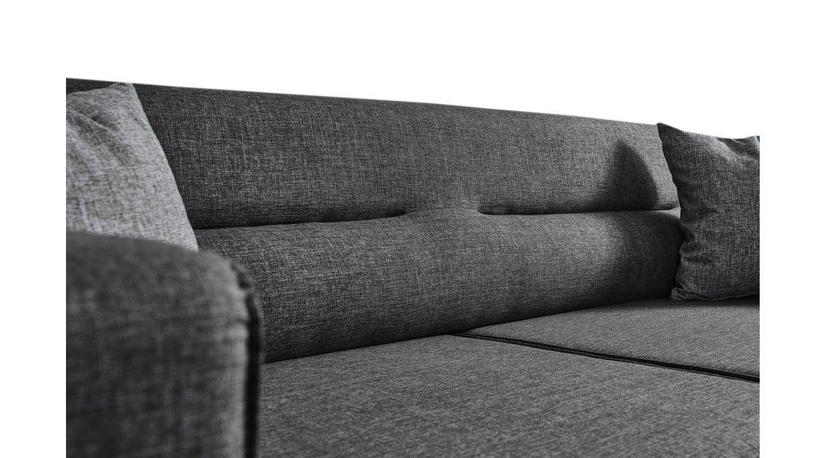 Bali 3-Sitzer Schlafsofa Anthrazit