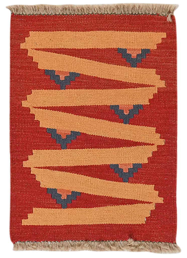 Kilim Gashgai Teppich Braun