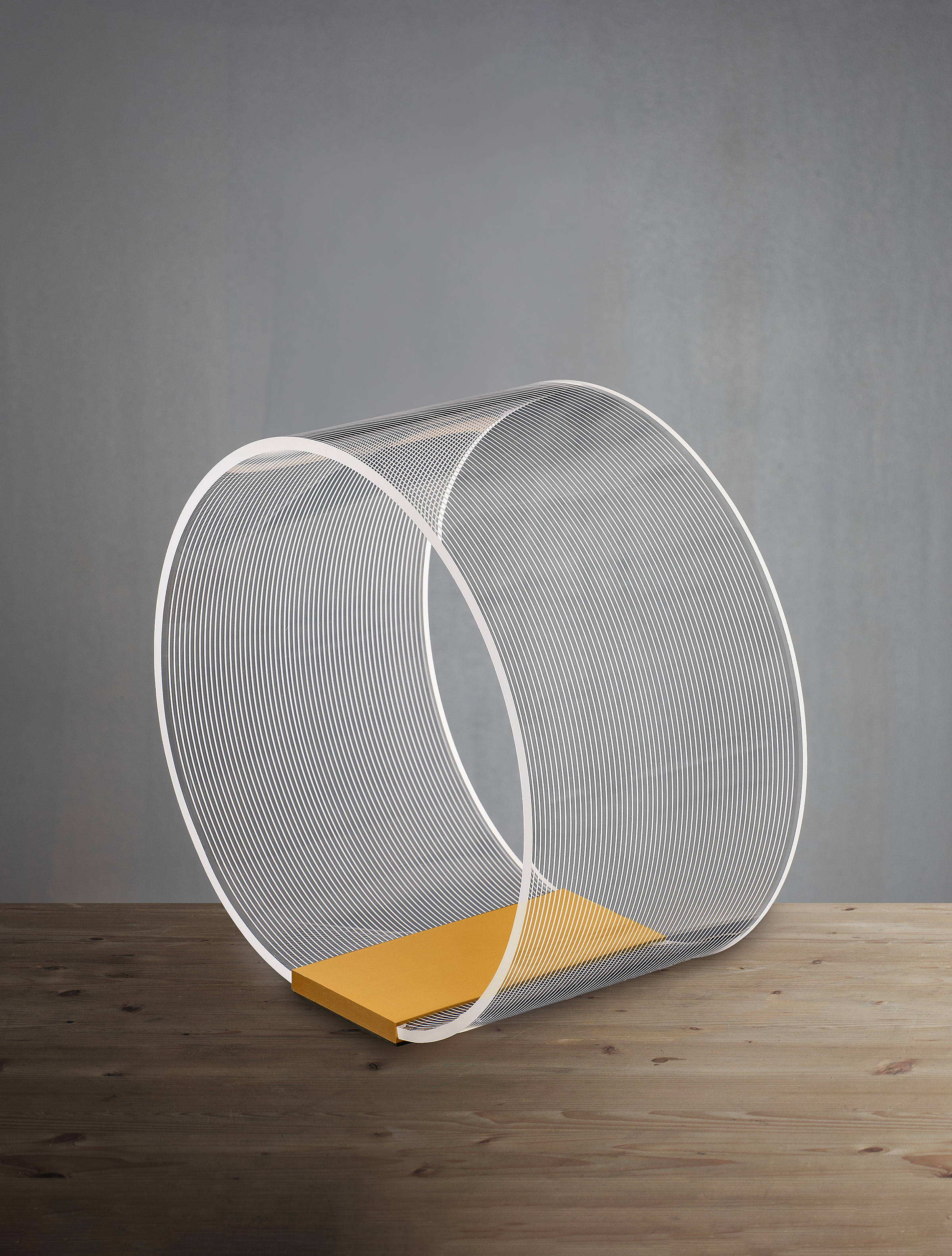 Valentin Typ A Tischleuchte Acrylglas Gold