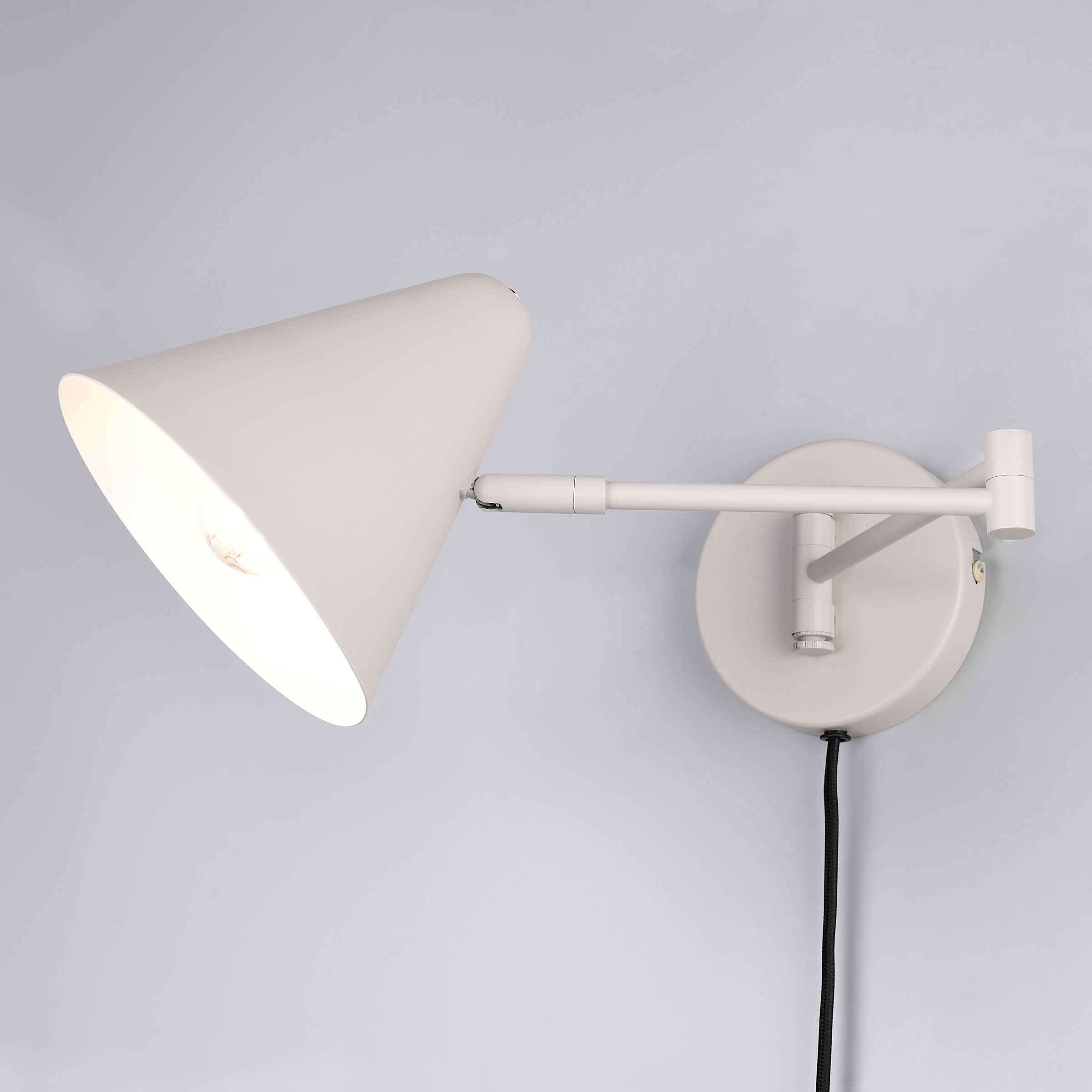 Wandleuchte Cosima Eisen Lichtgrau