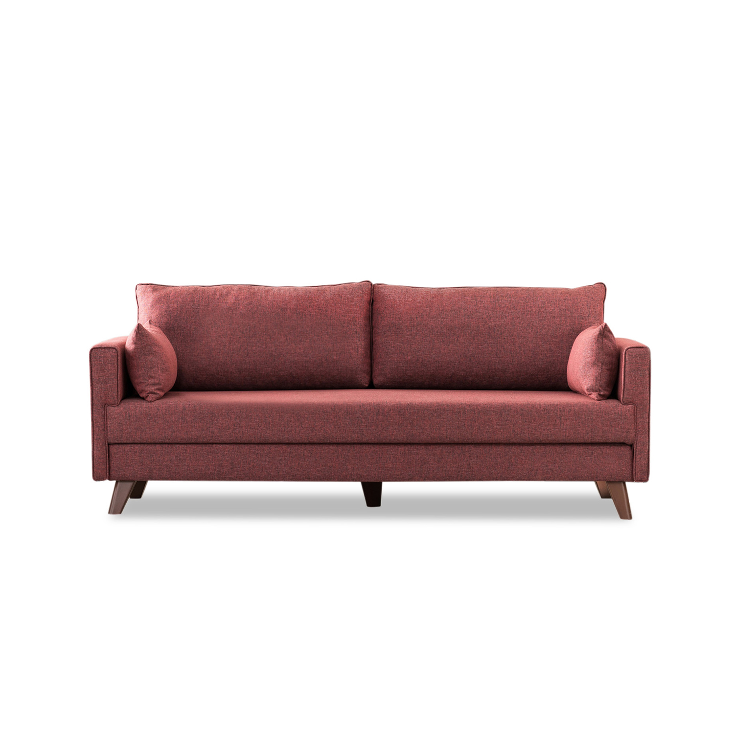Bella Schlafsofa 3-Sitzer Rot