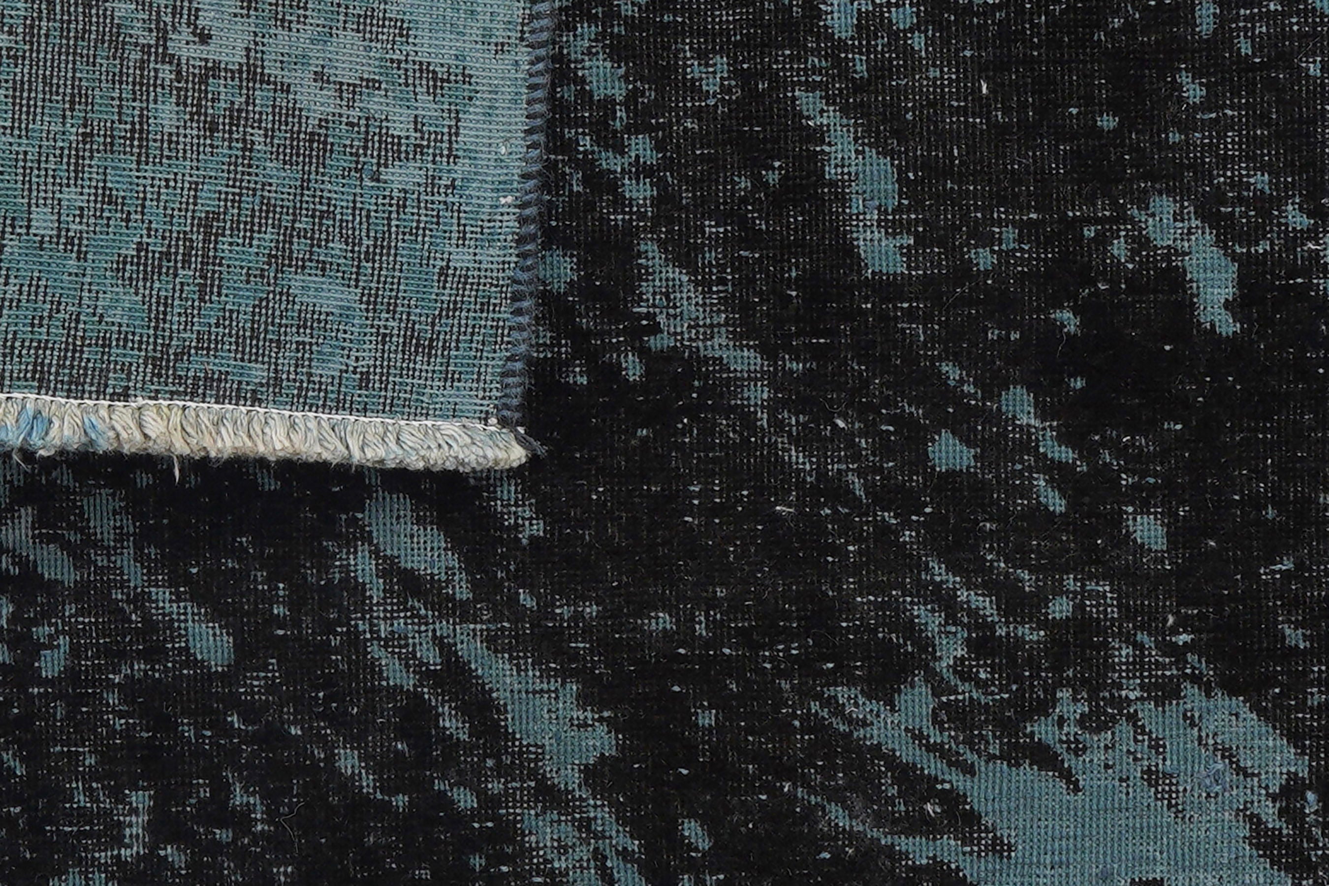 Vintage rug wool multicolored