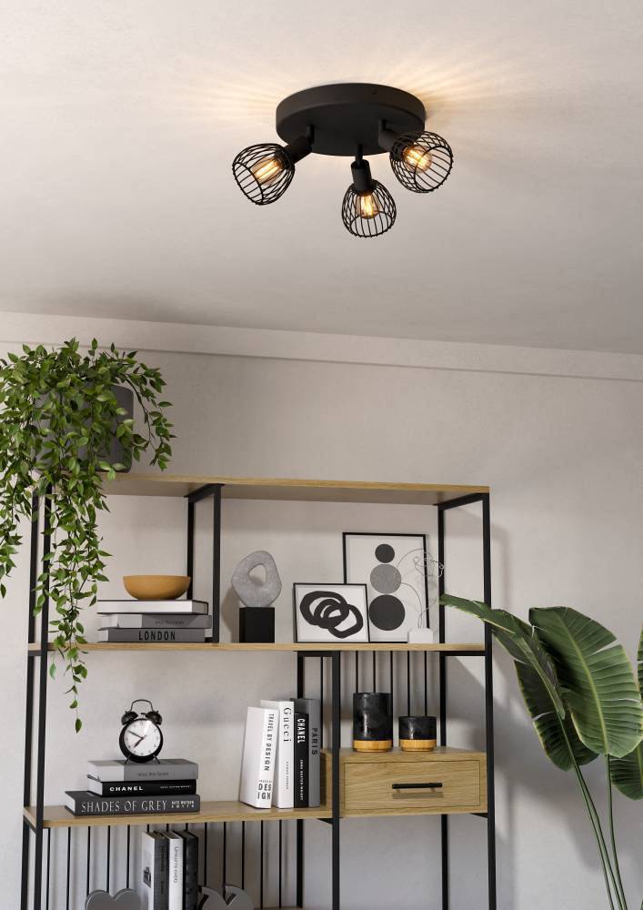 Sonnino Deckenleuchte 3-flammig Stahl