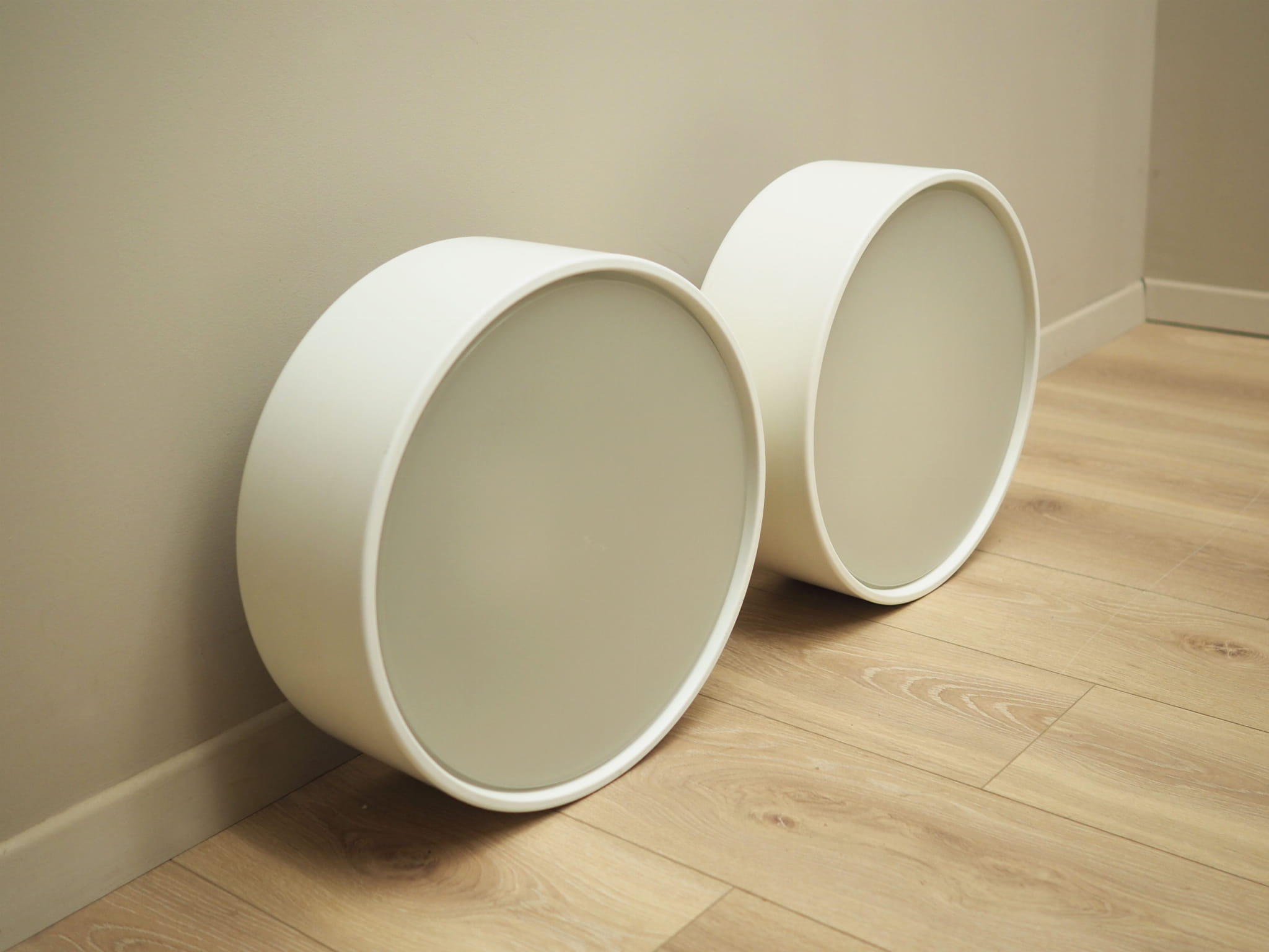 2x Wall lamp metal 1990s