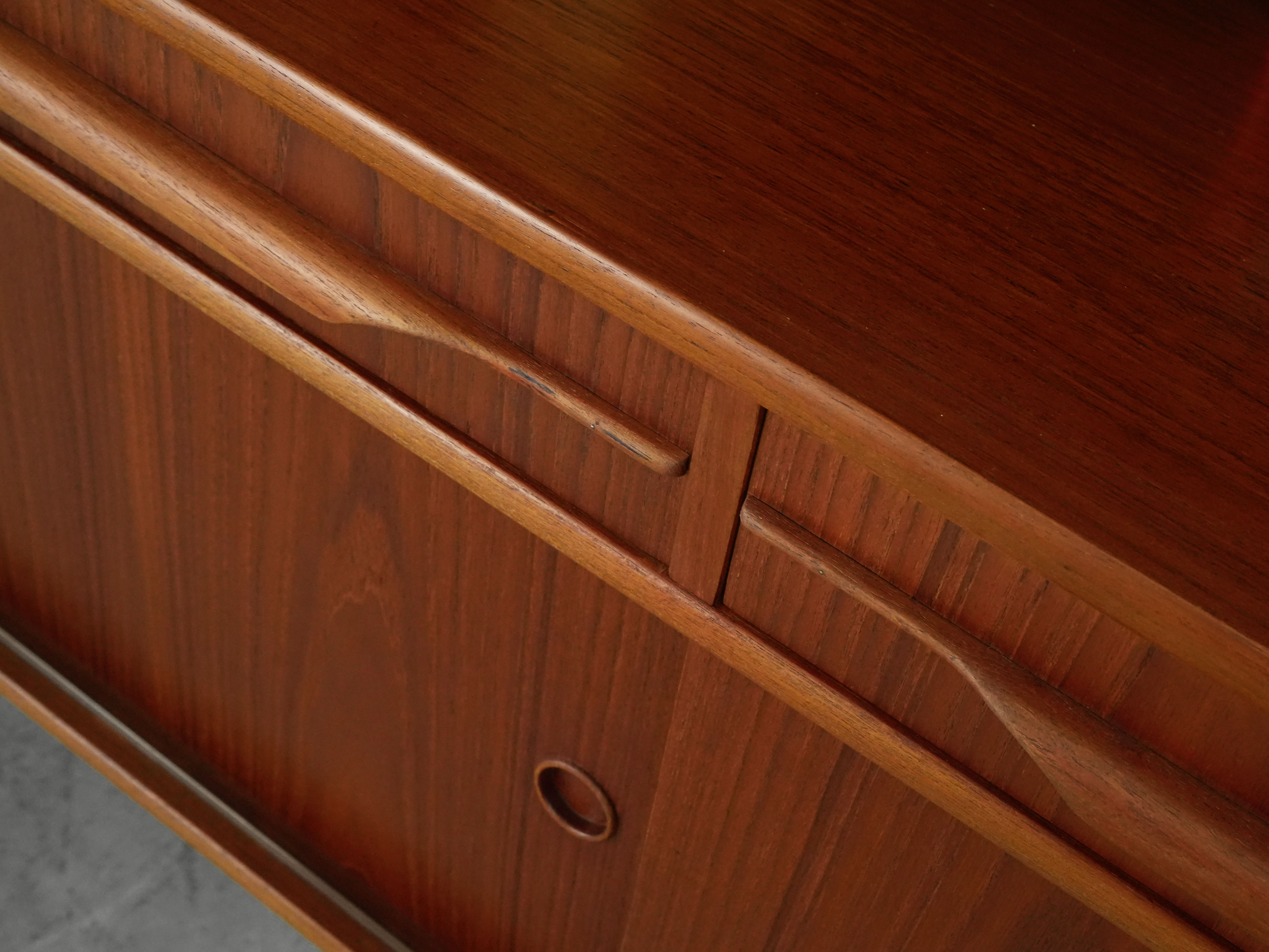 Highboard Teakholz 1960er Jahre