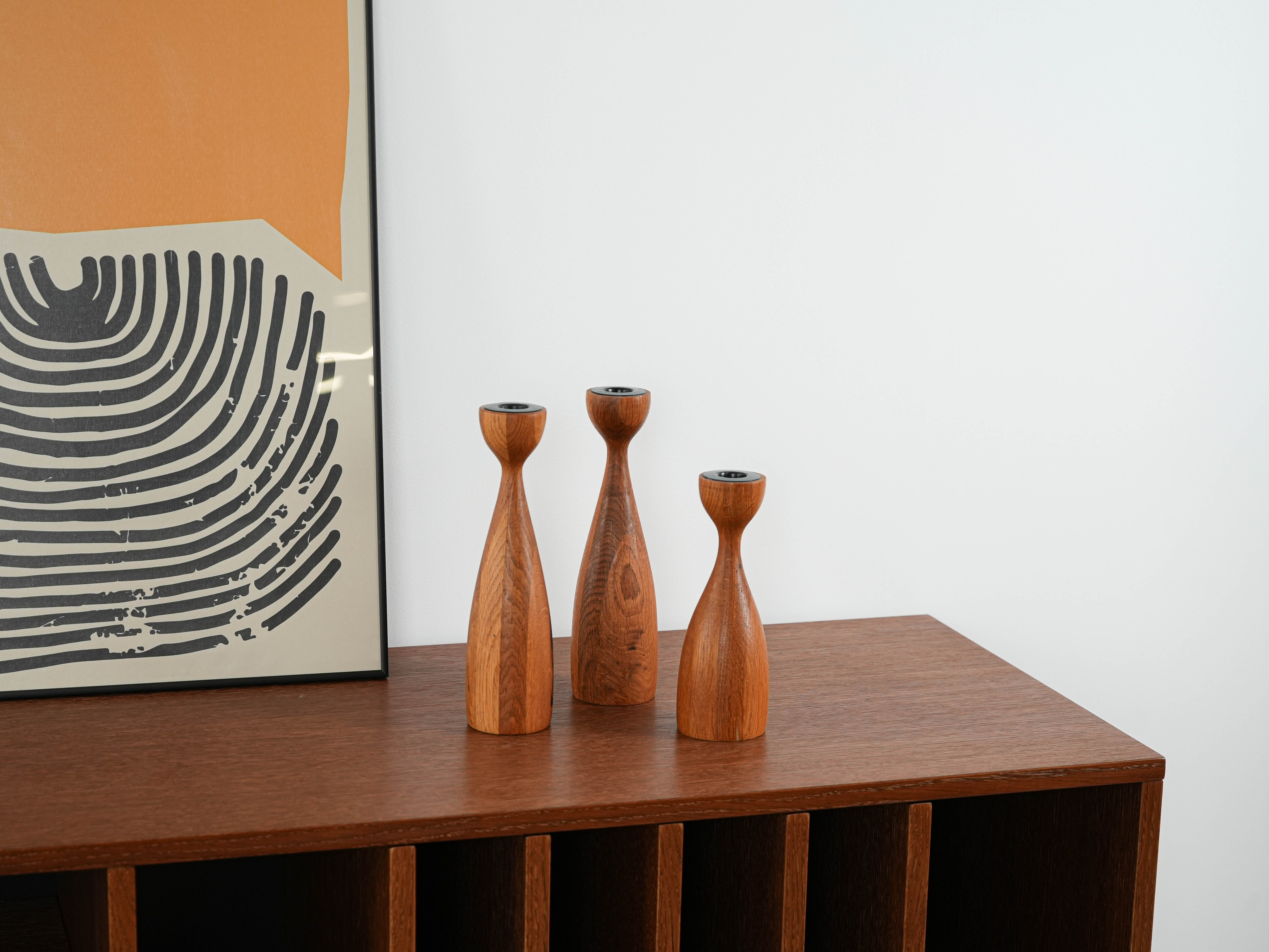 Teak Candle Holder 1970s