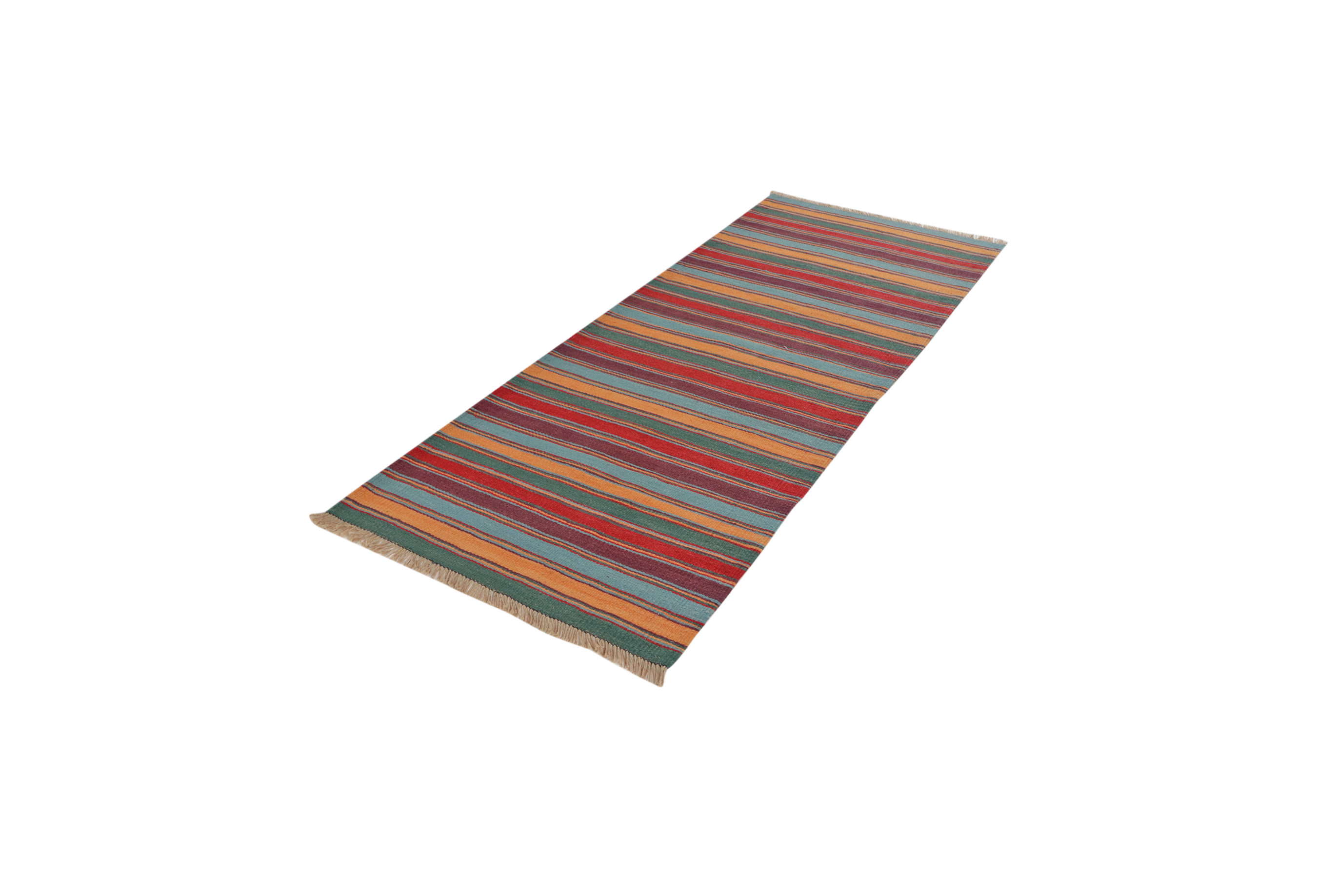 Kilim Gashgai Teppich Wolle Mehrfarbig