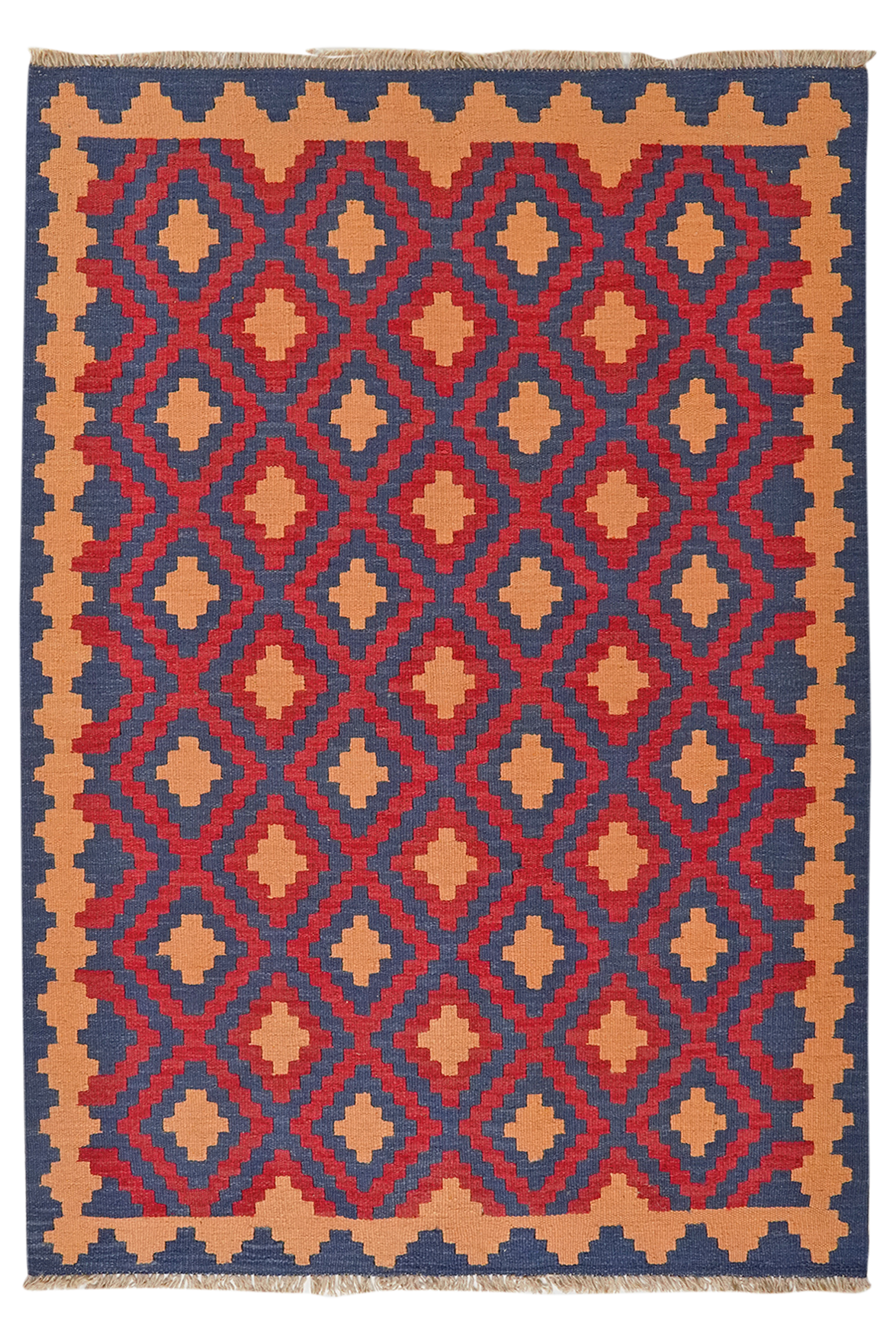Kilim Gashgai Teppich Mehrfarbig