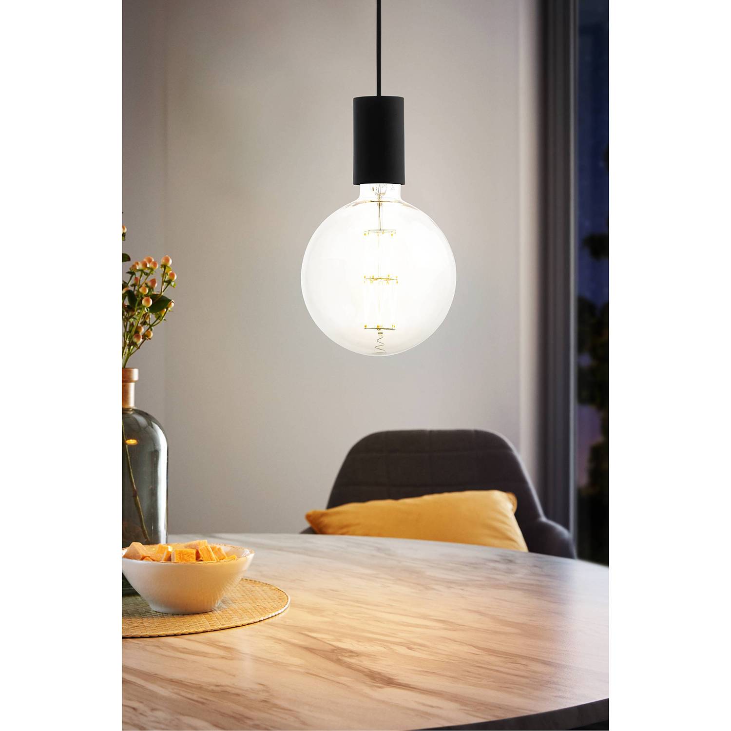 Pendant lamp Pozueta I Black