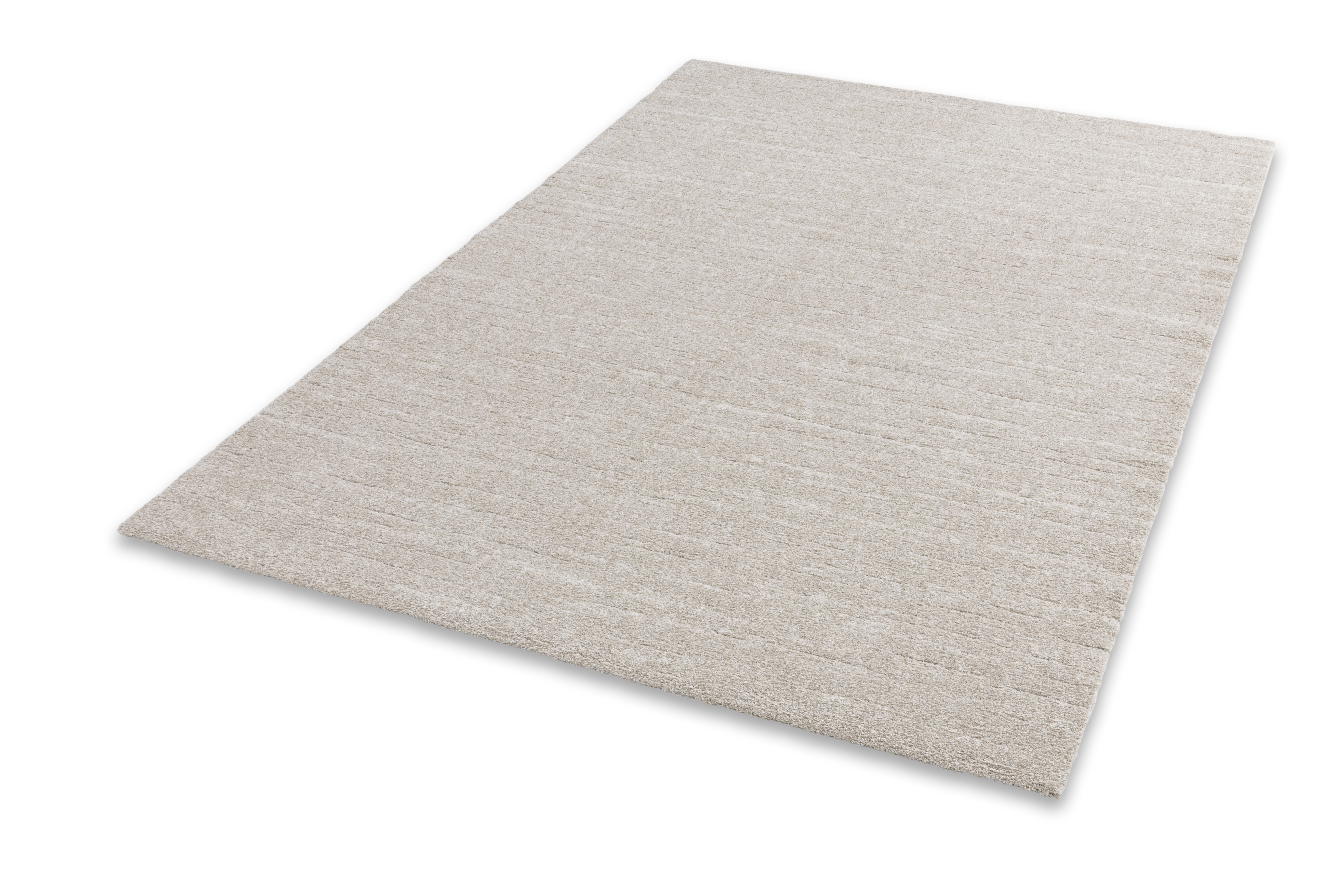 Amaze Uni Hochflorteppich Polyester Sand 140x200cm