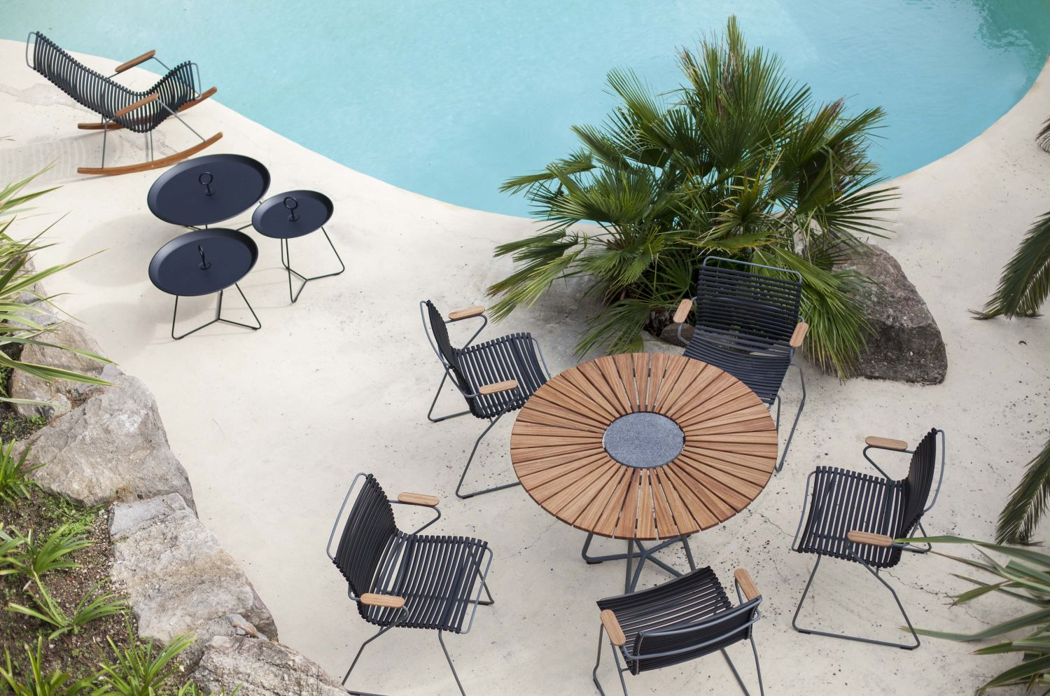 Click Esszimmer-Armlehnstuhl Grün