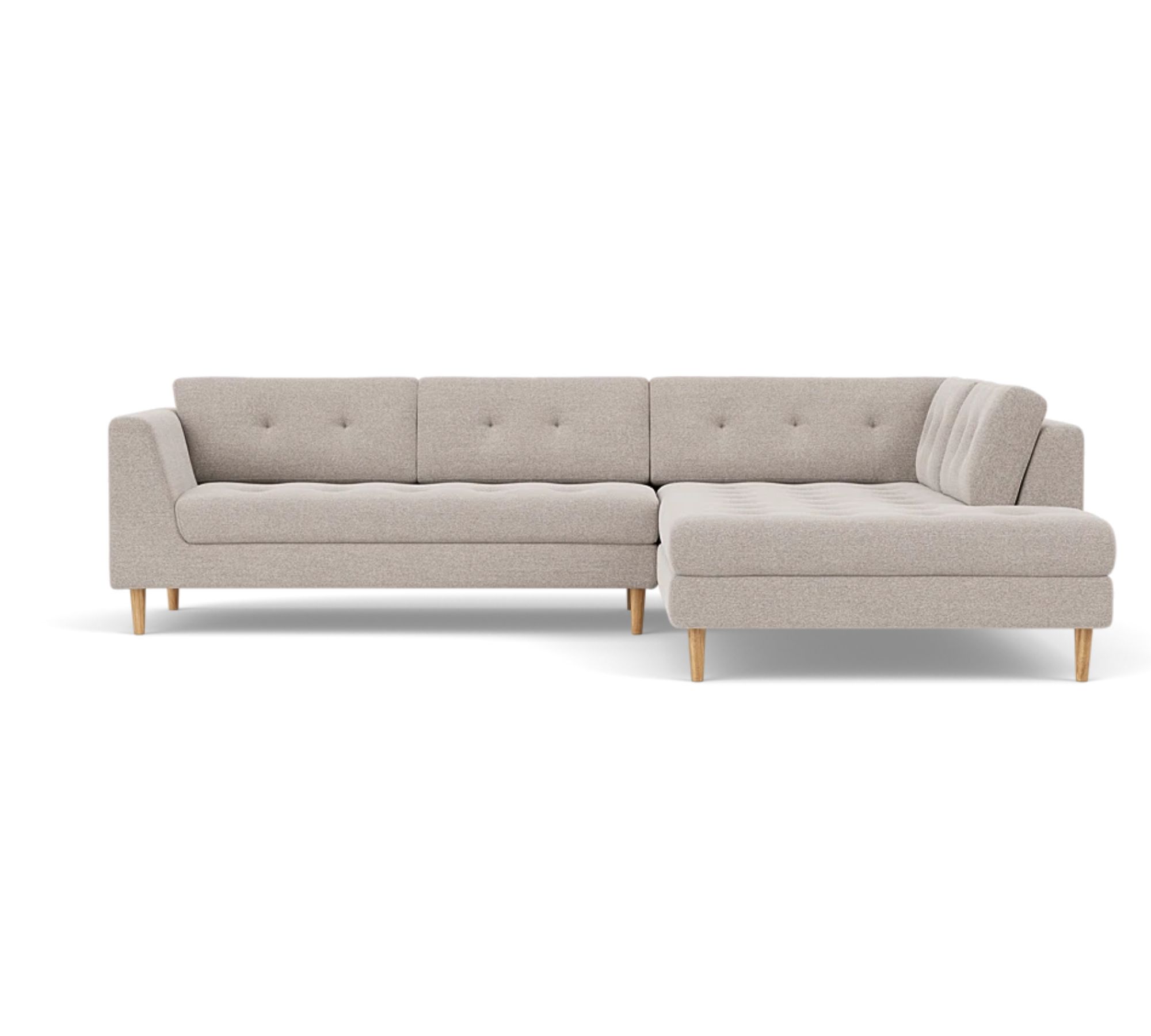 Nelson Ecksofa Récamiere Rechts Agnes Brown