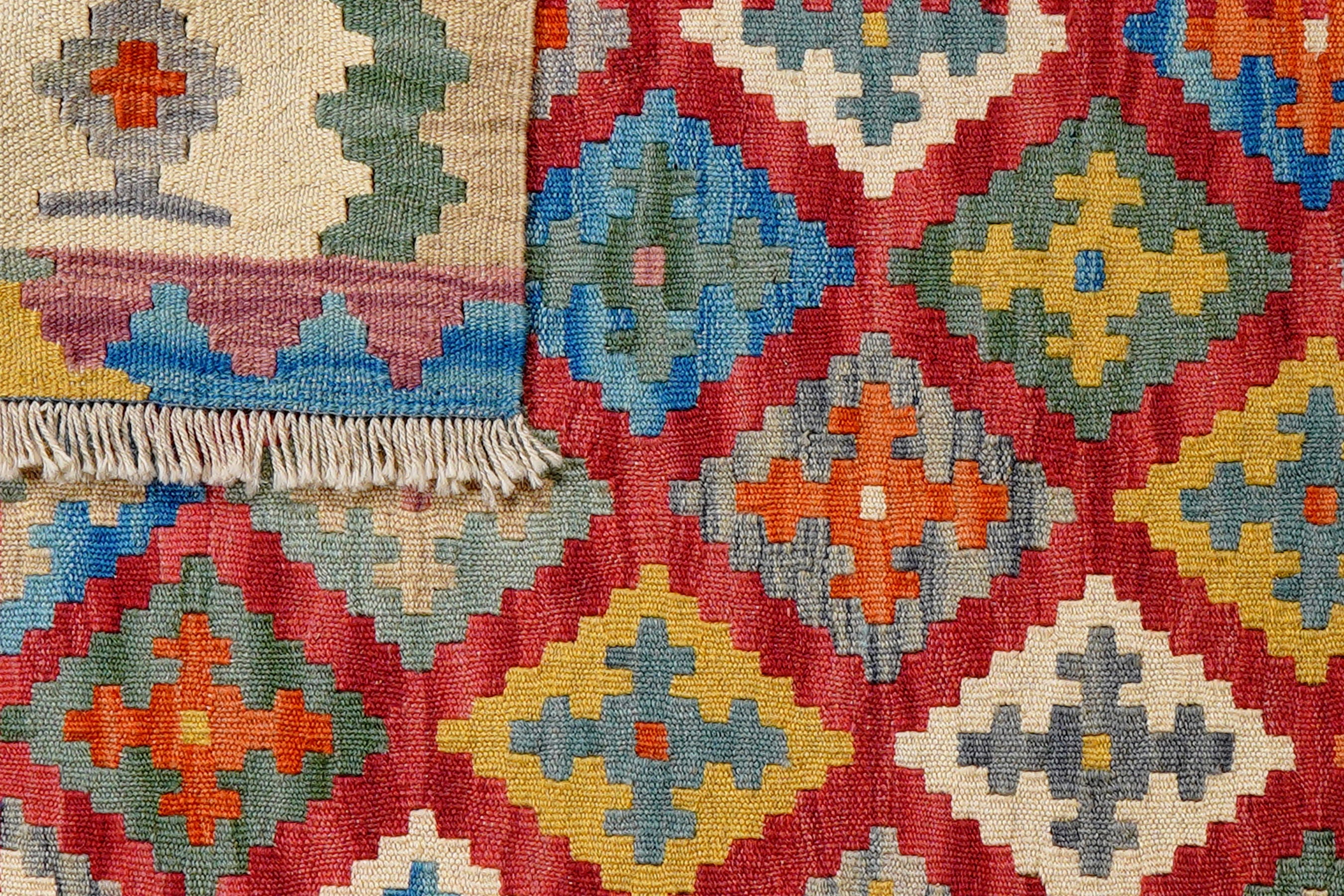 Kilim Gashgai Teppich Mehrfarbig