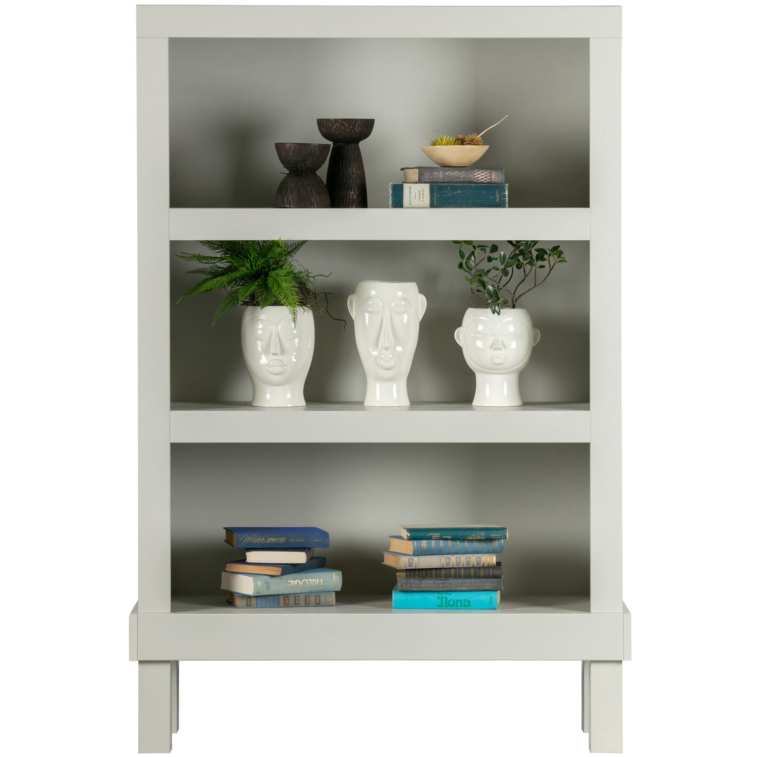 Bonk Schrank Holz Nebelgrau