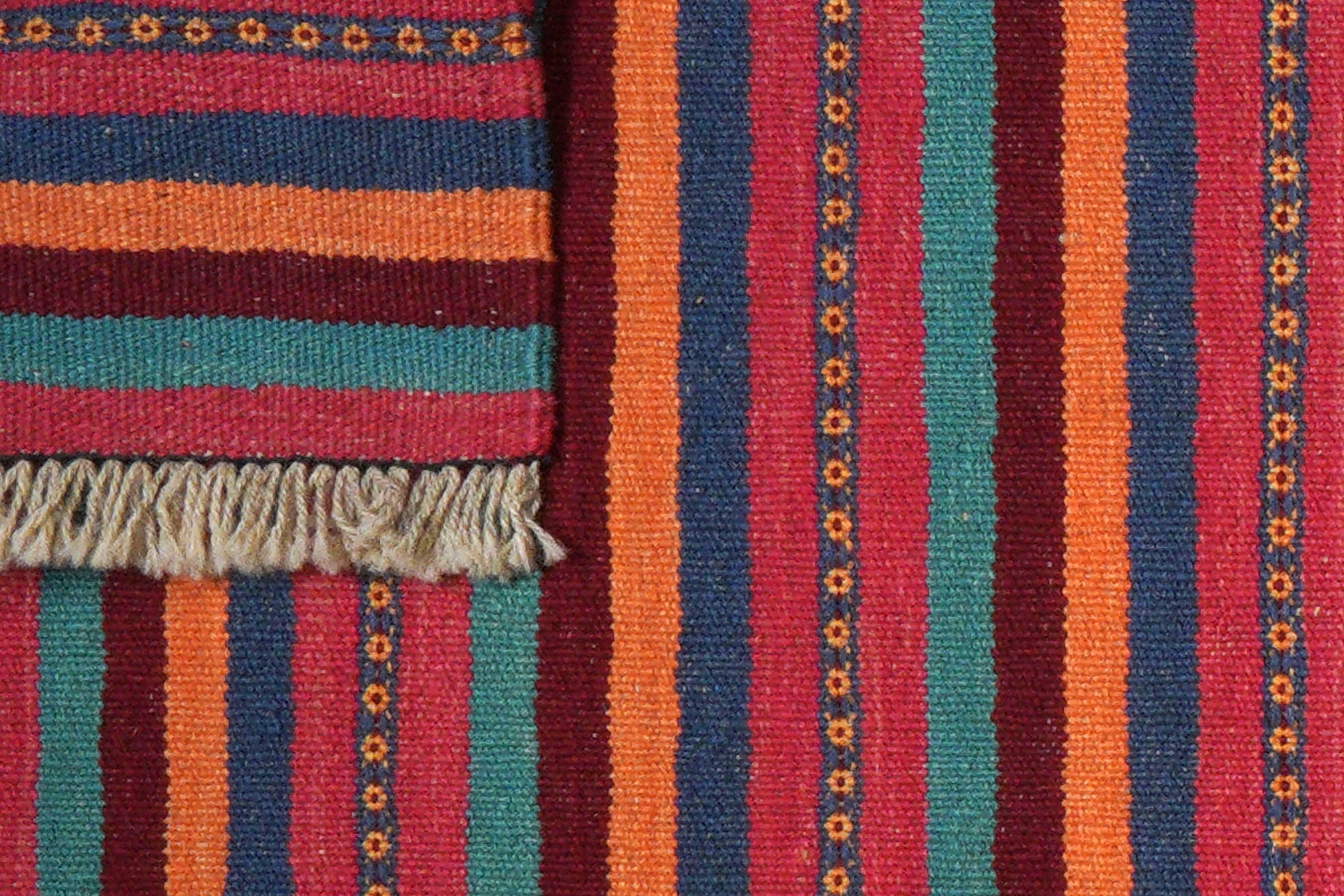 Kilim Gashgai Teppich Mehrfarbig