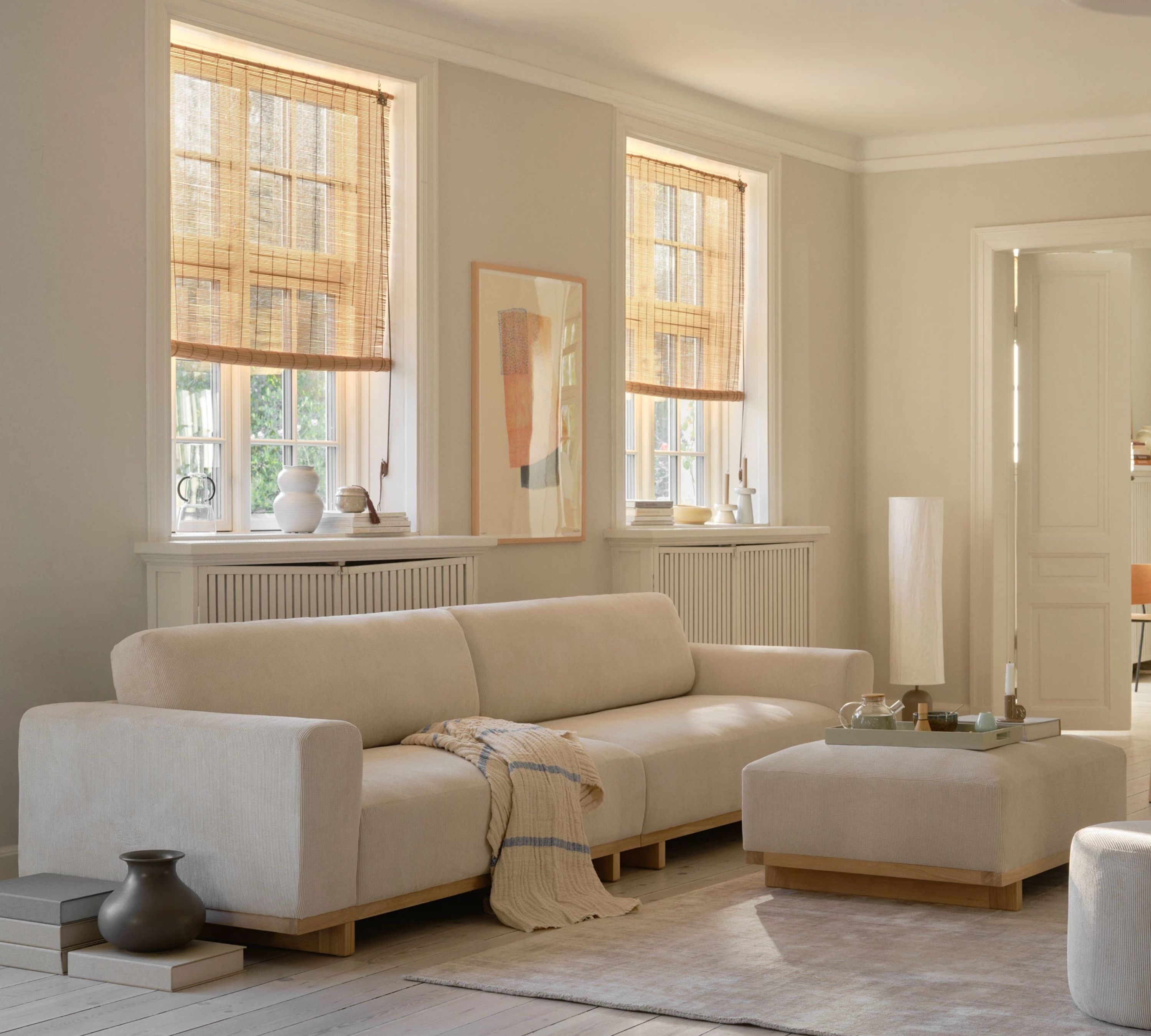 Aya Sofa 3,5-Sitzer Moonlight Sand