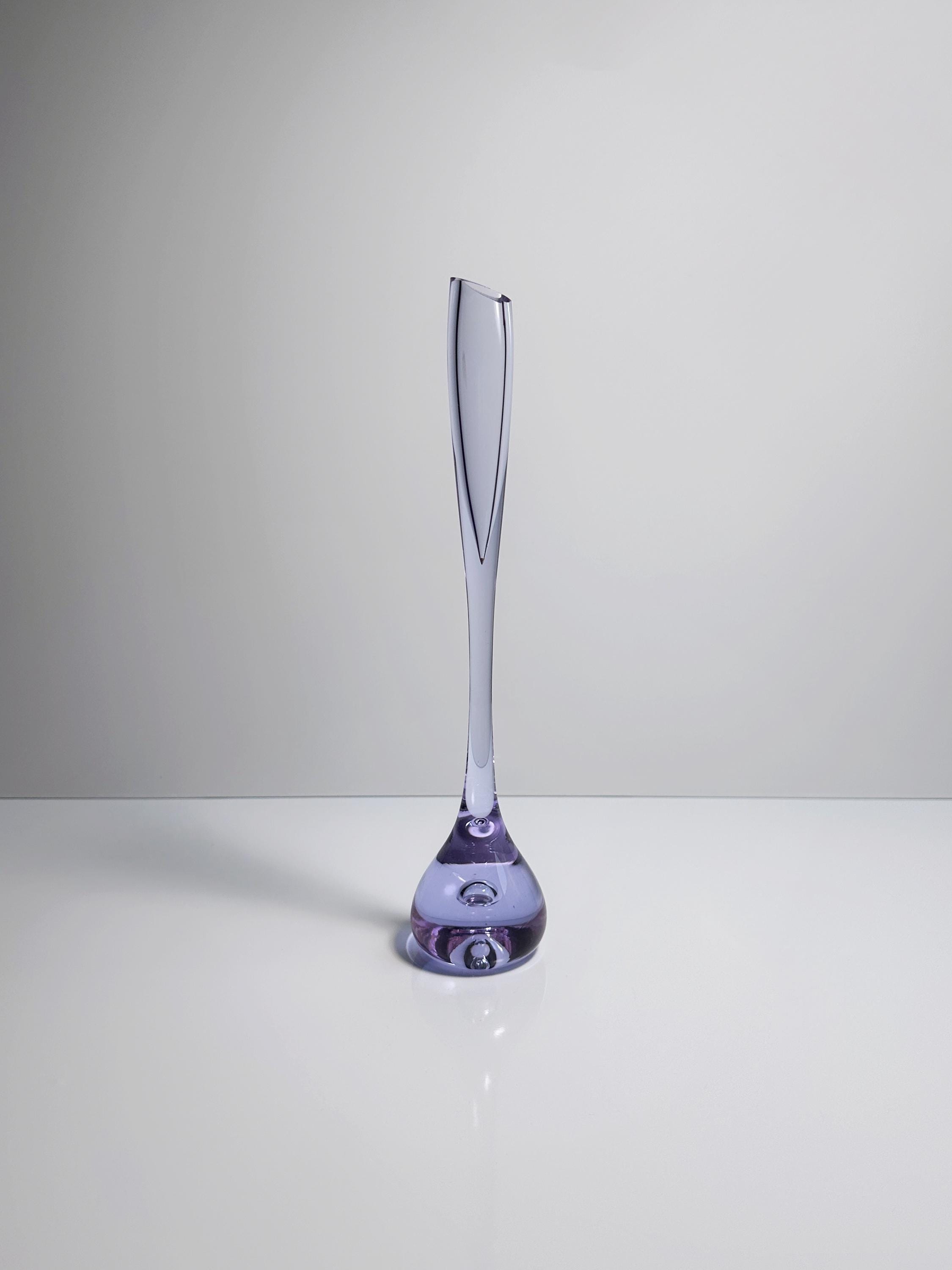 Vintage Flower Vase Crystal 1970s