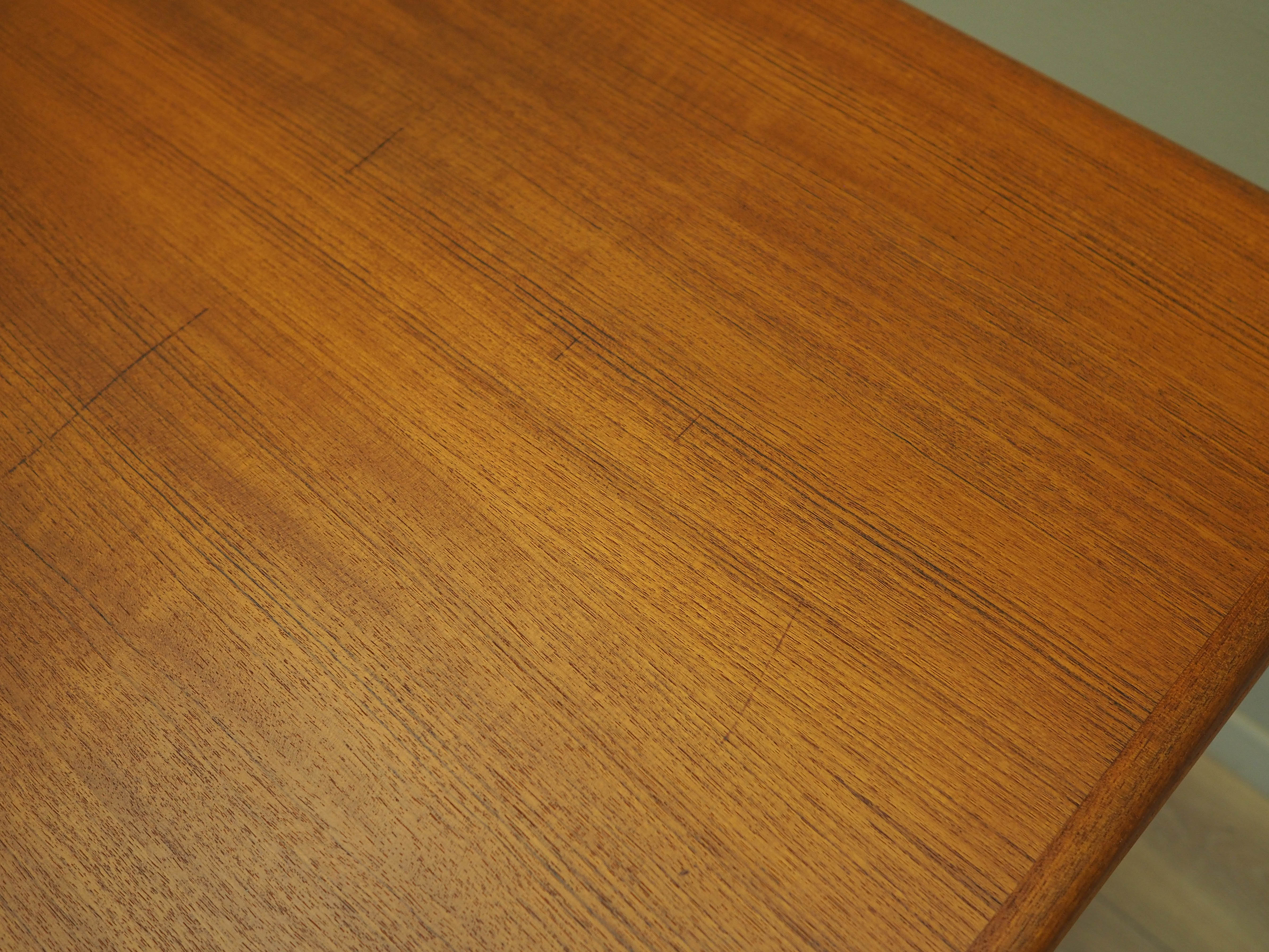Teak table 1970s Brown