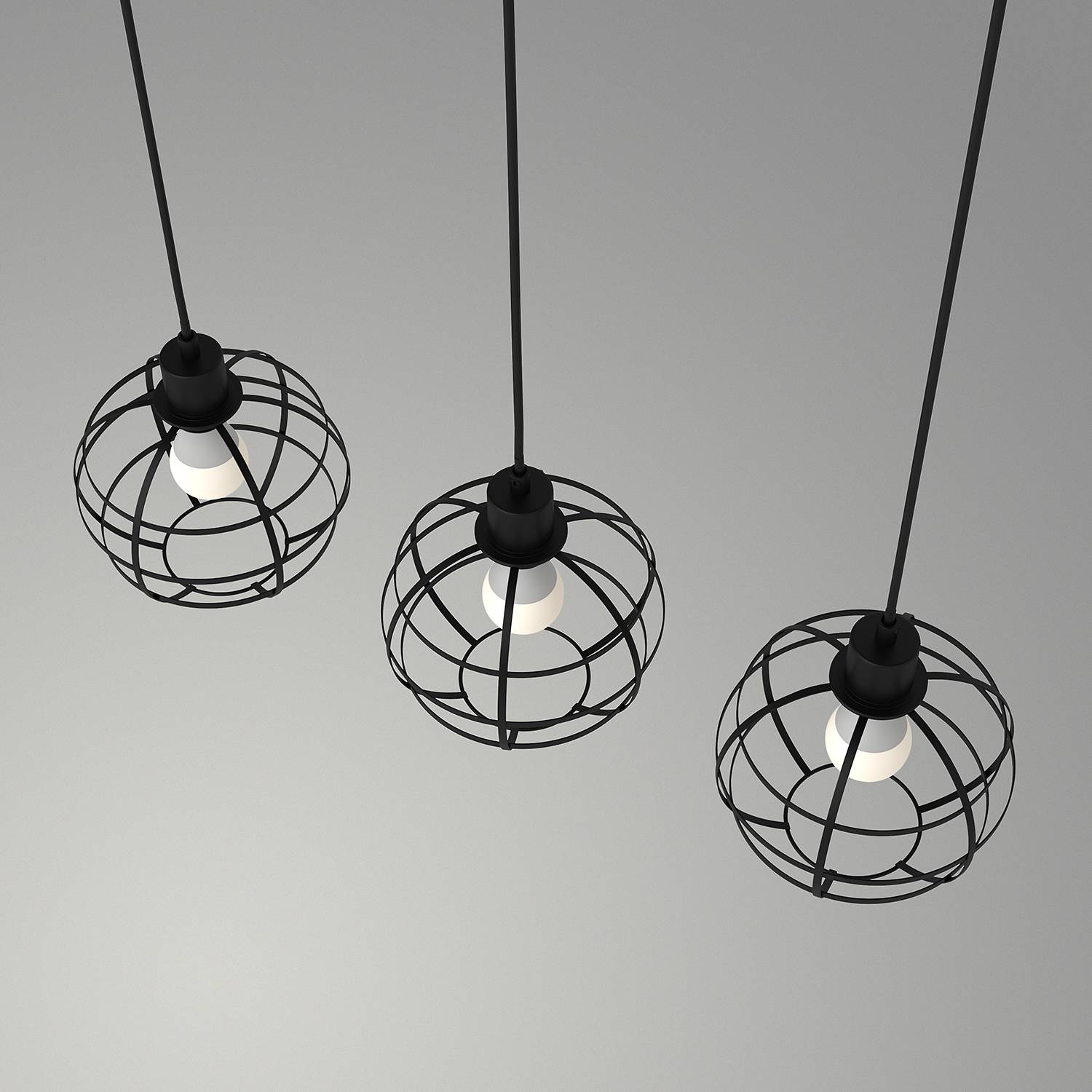 Le Vey I Pendant Lamp Iron 3-light