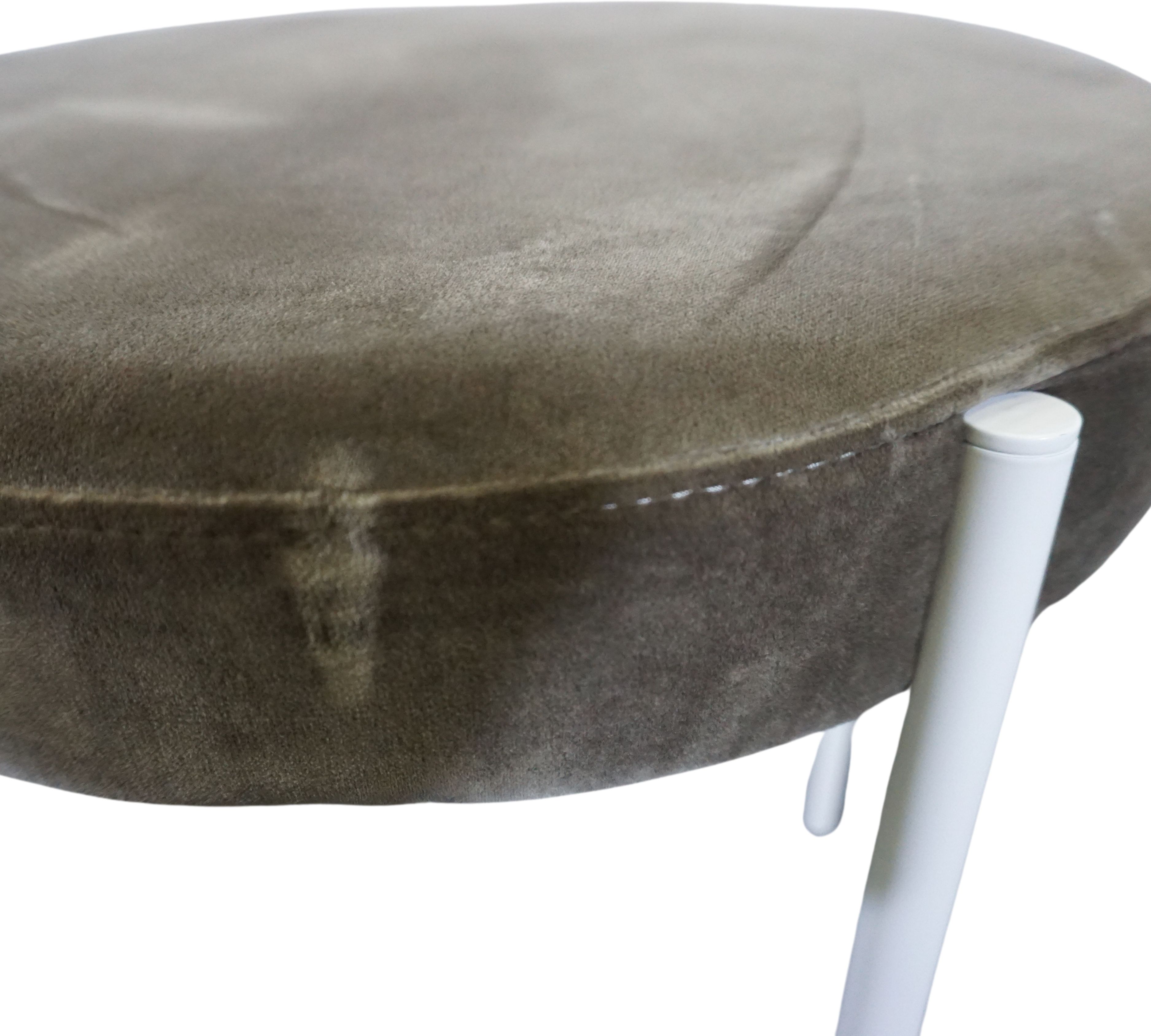Series 430 Hocker Samt Taupe