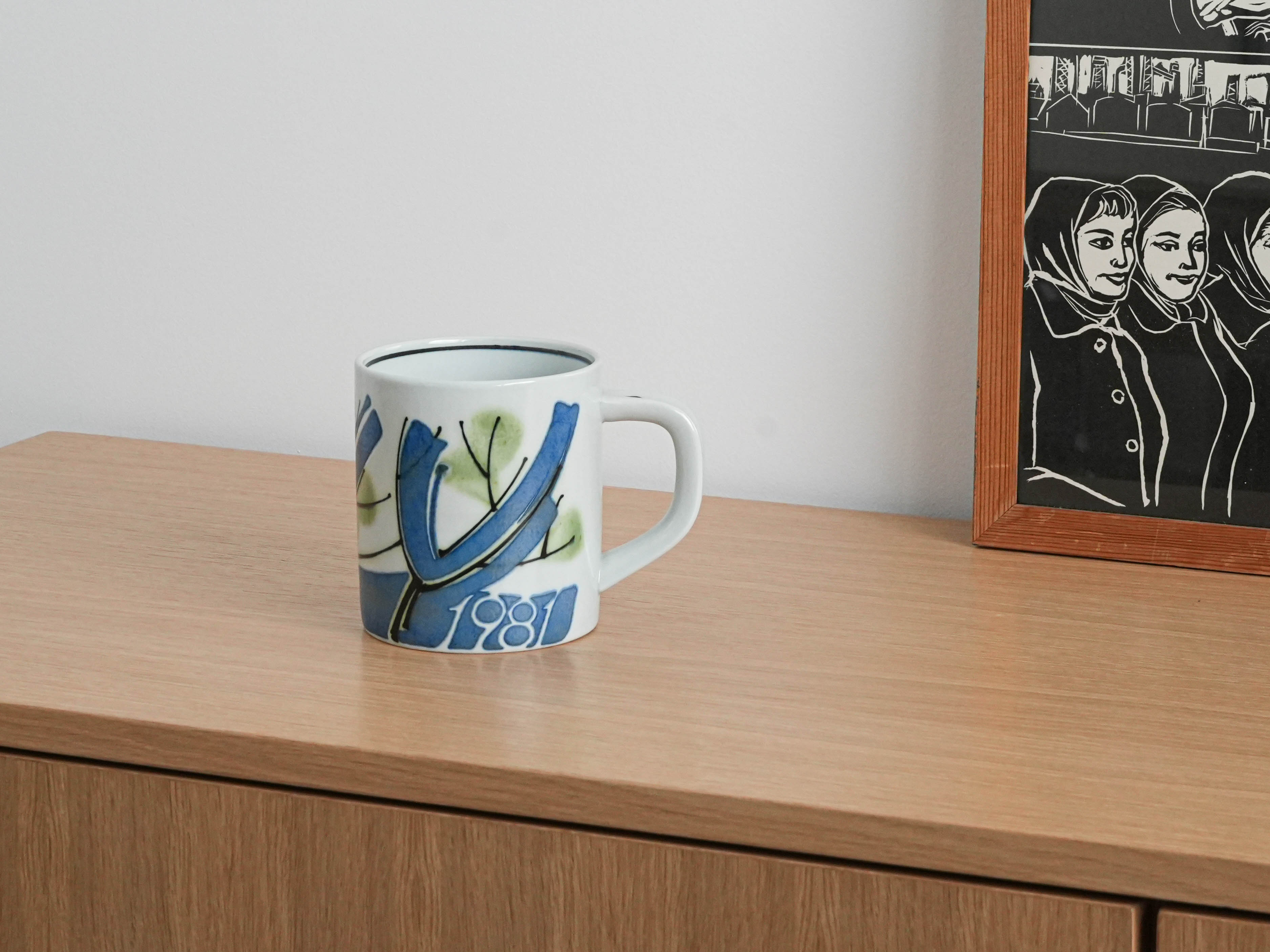 Collectible mug Porcelain Multicolored