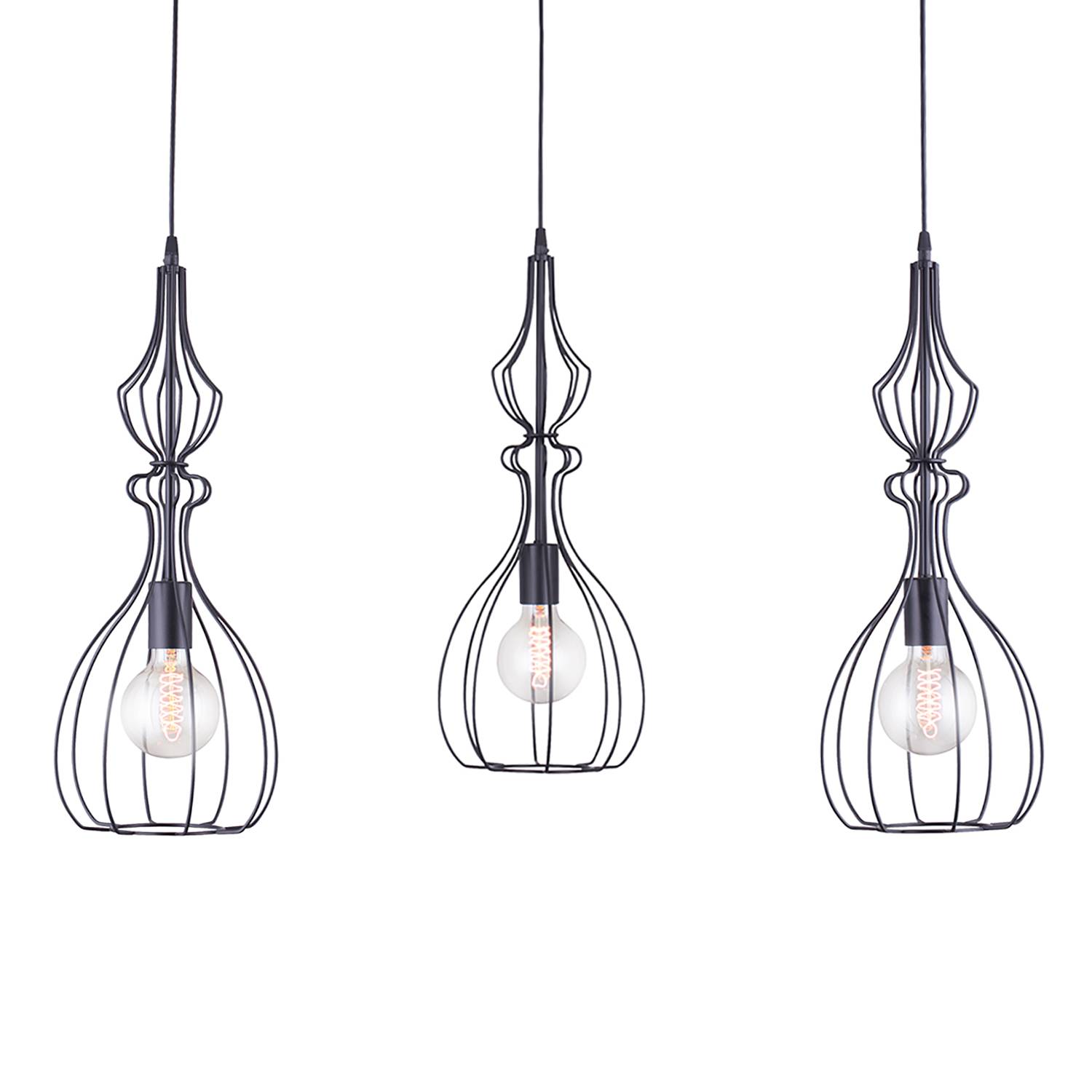 Pendant lamp Madera Black