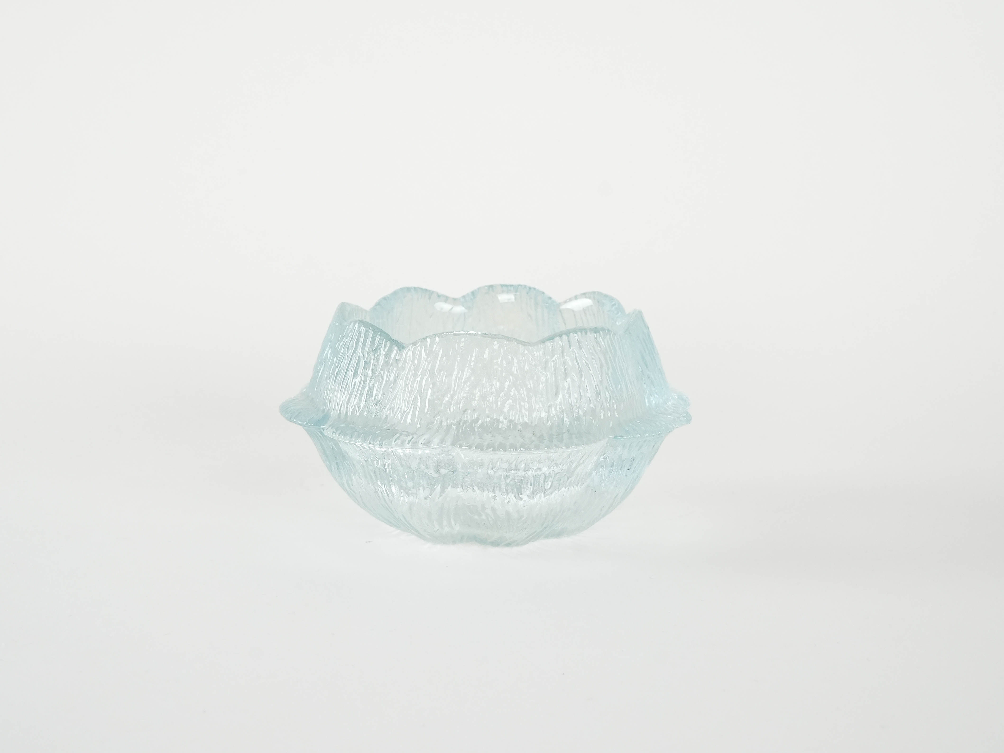 Glasschale Transparent 1980er Jahre