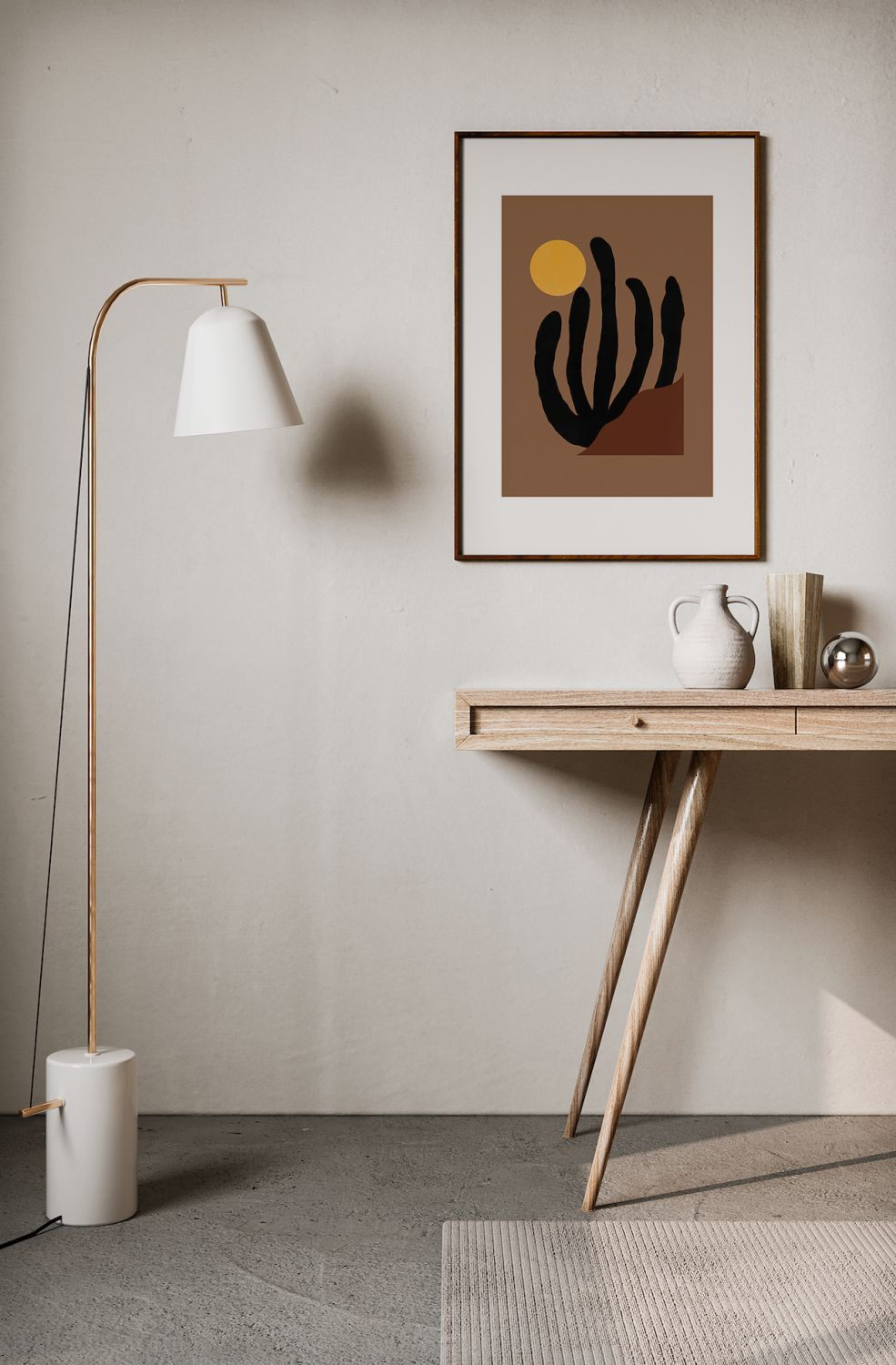 Canyon Poster Mehrfarbig ohne Rahmen