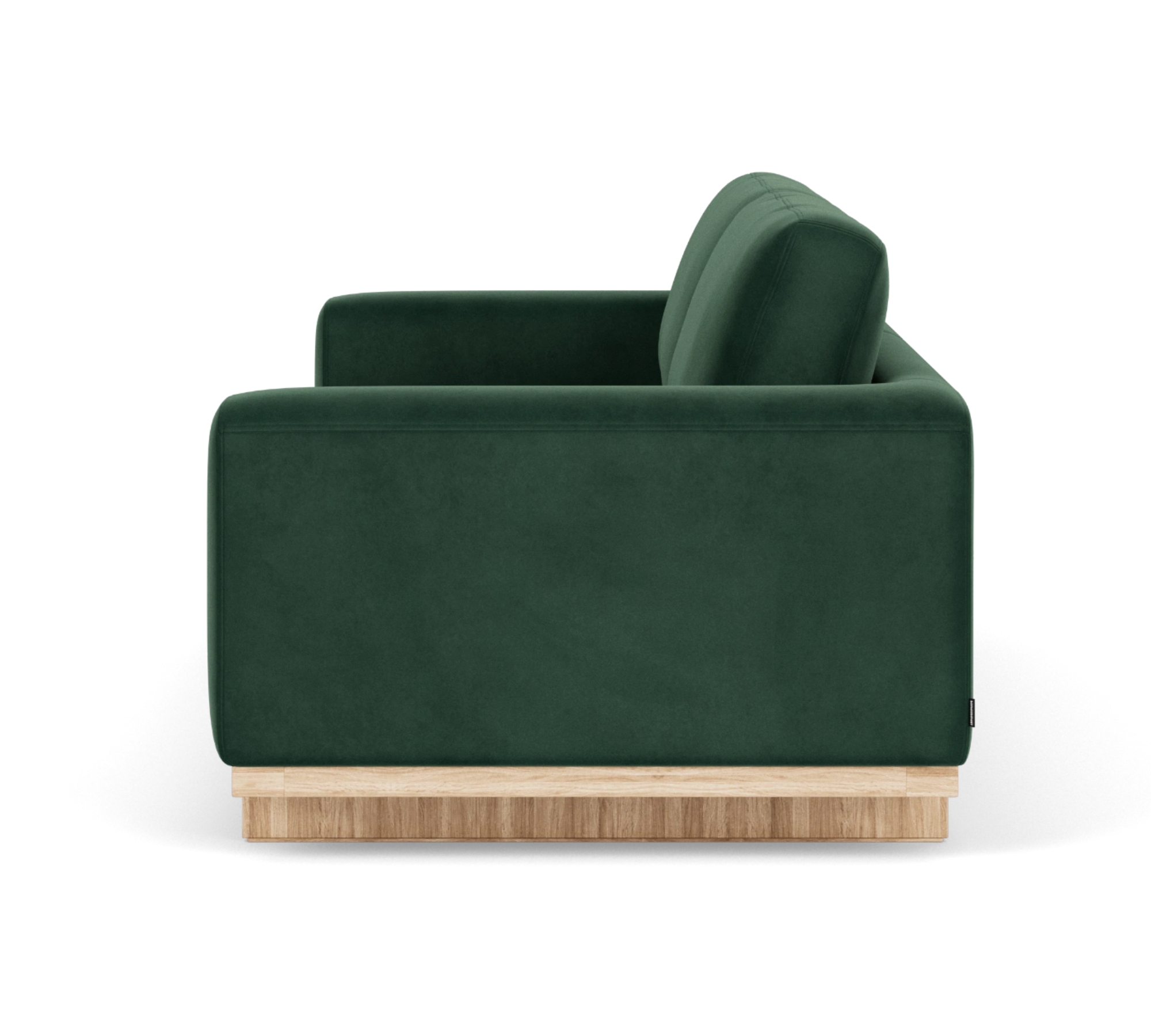 Aya Sofa 3,5-Sitzer Velour Lux Dark Green