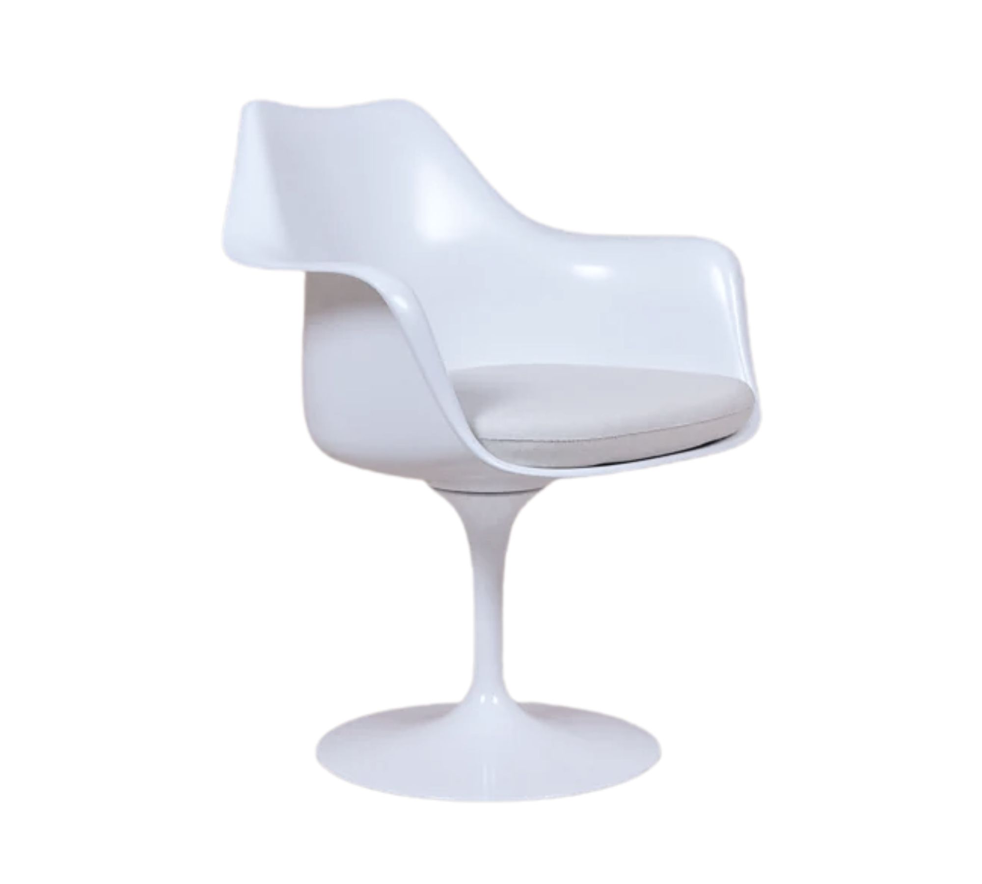 Knoll Saarinen Tulip Armchair Weiß