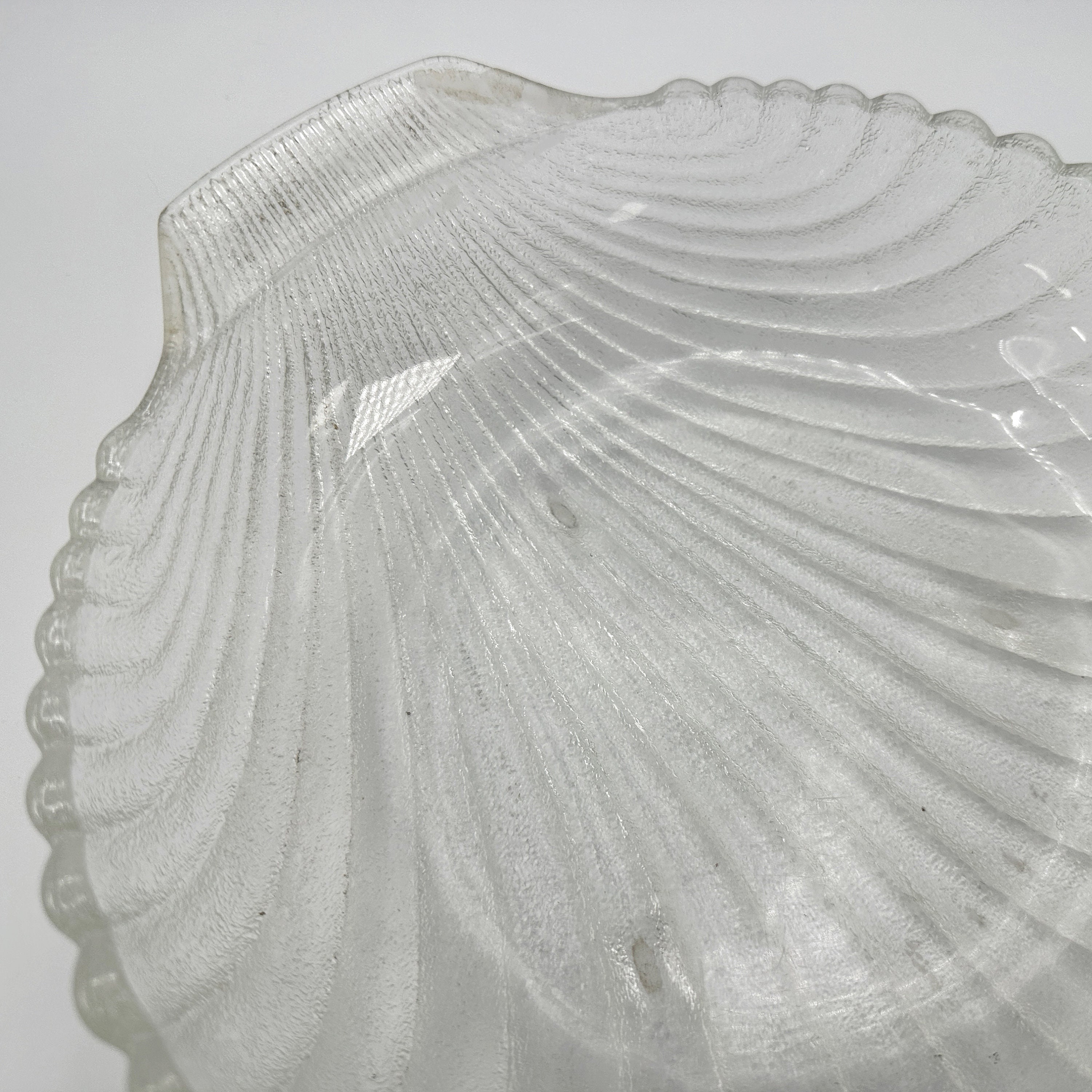 Vintage fruit bowl glass France 1990s