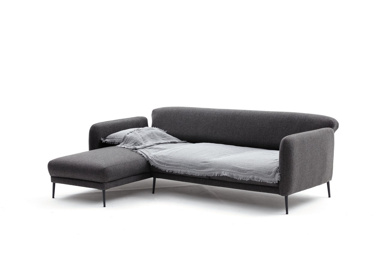 Venus Sofa Récamiere Links Anthrazit