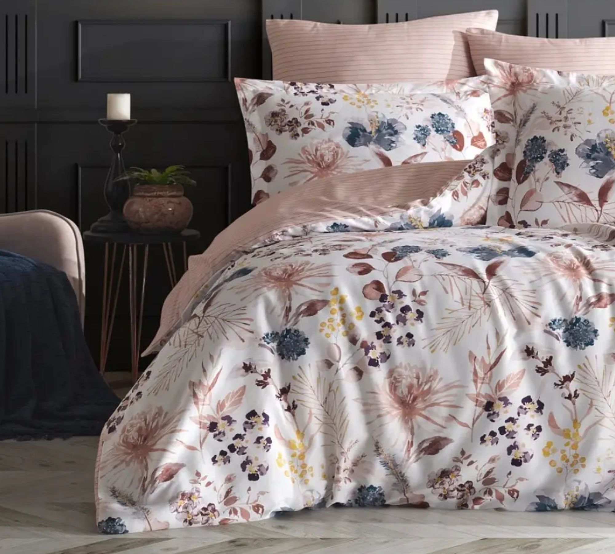 Single duvet cover Cotton White 135 x 200 cm