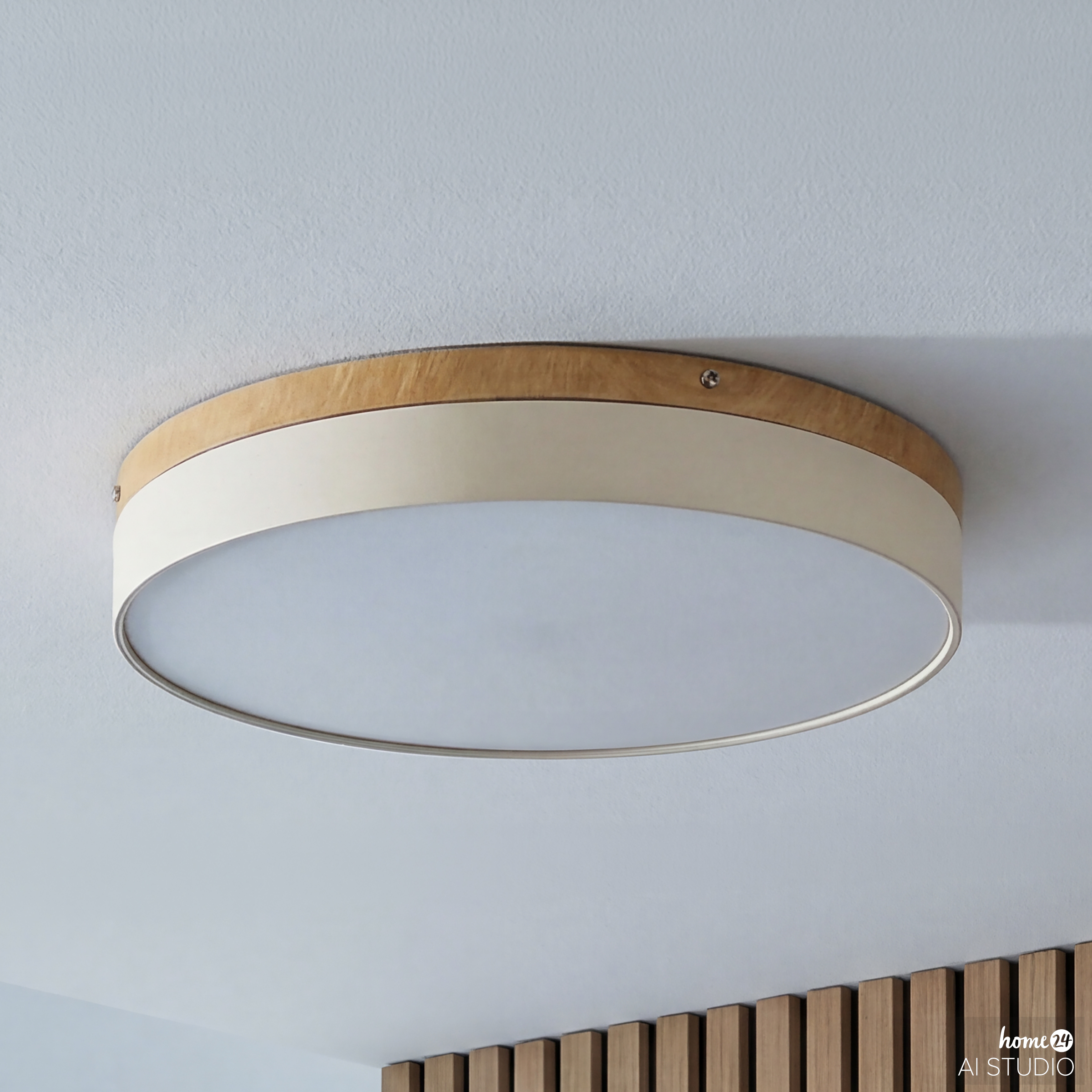 Ceiling Light Uluma 1-Light Iron Beige