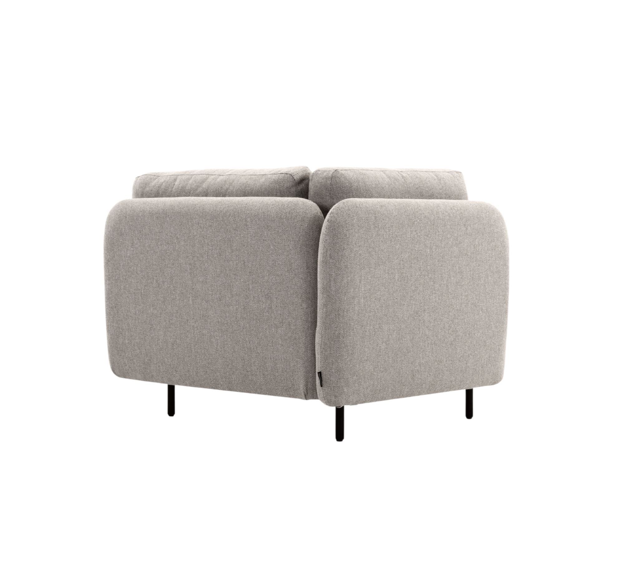 Ellis 1-Sitzer Eckmodul abnehmbare Armlehne Agnes Brown