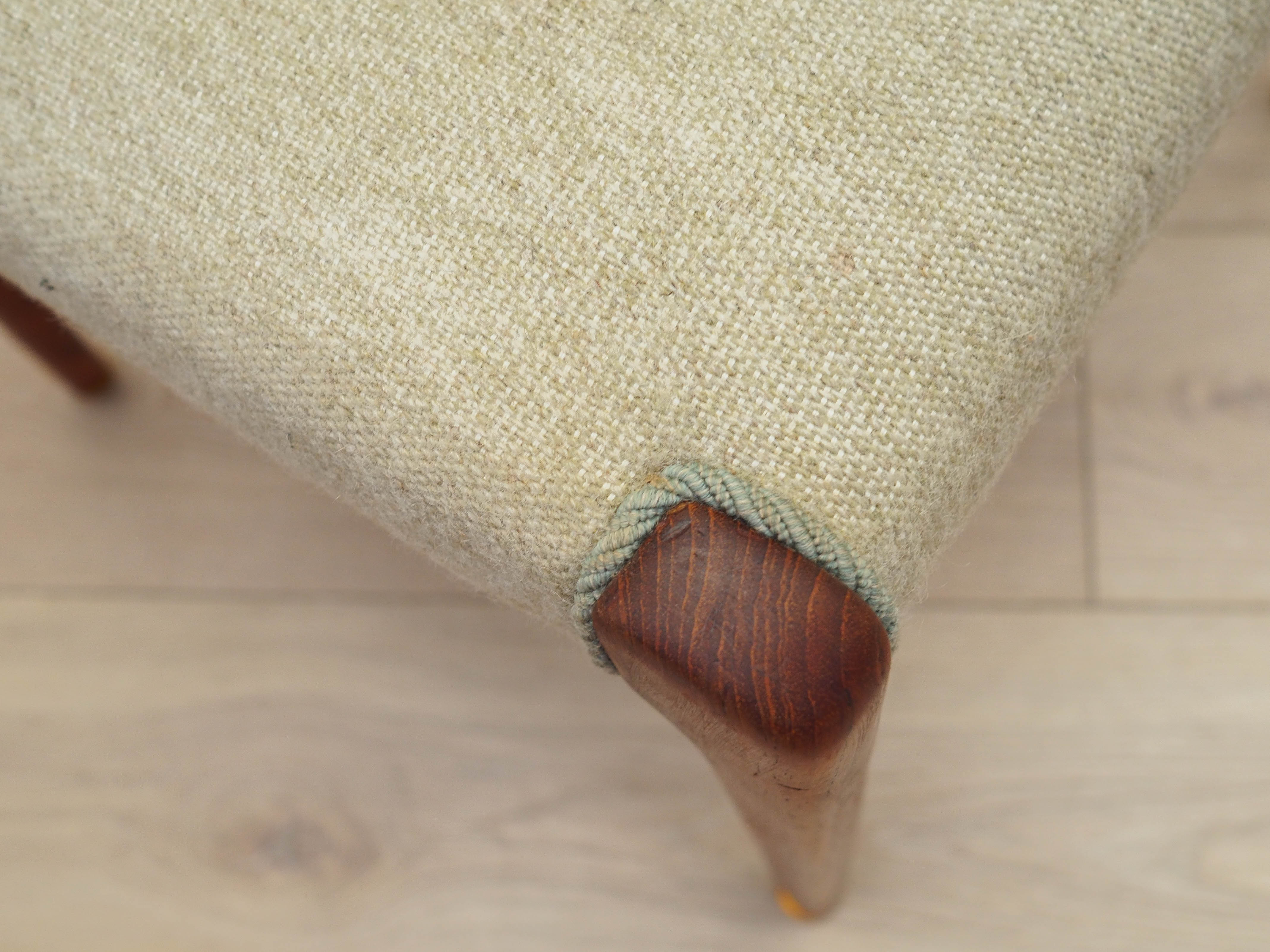 Teak wood chair set 4-piece 1960s, Designer: 